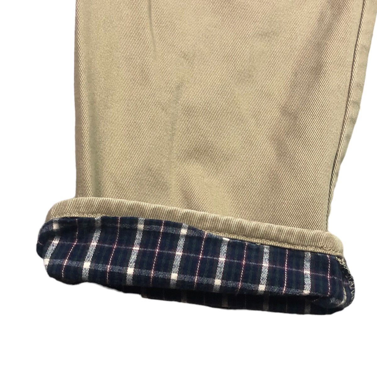 L.L. Bean L.L. Bean 0JLA7 Canvas Tan Blanket Lined Pants Men’s 37 x 29 Size US 37 - 4 Thumbnail