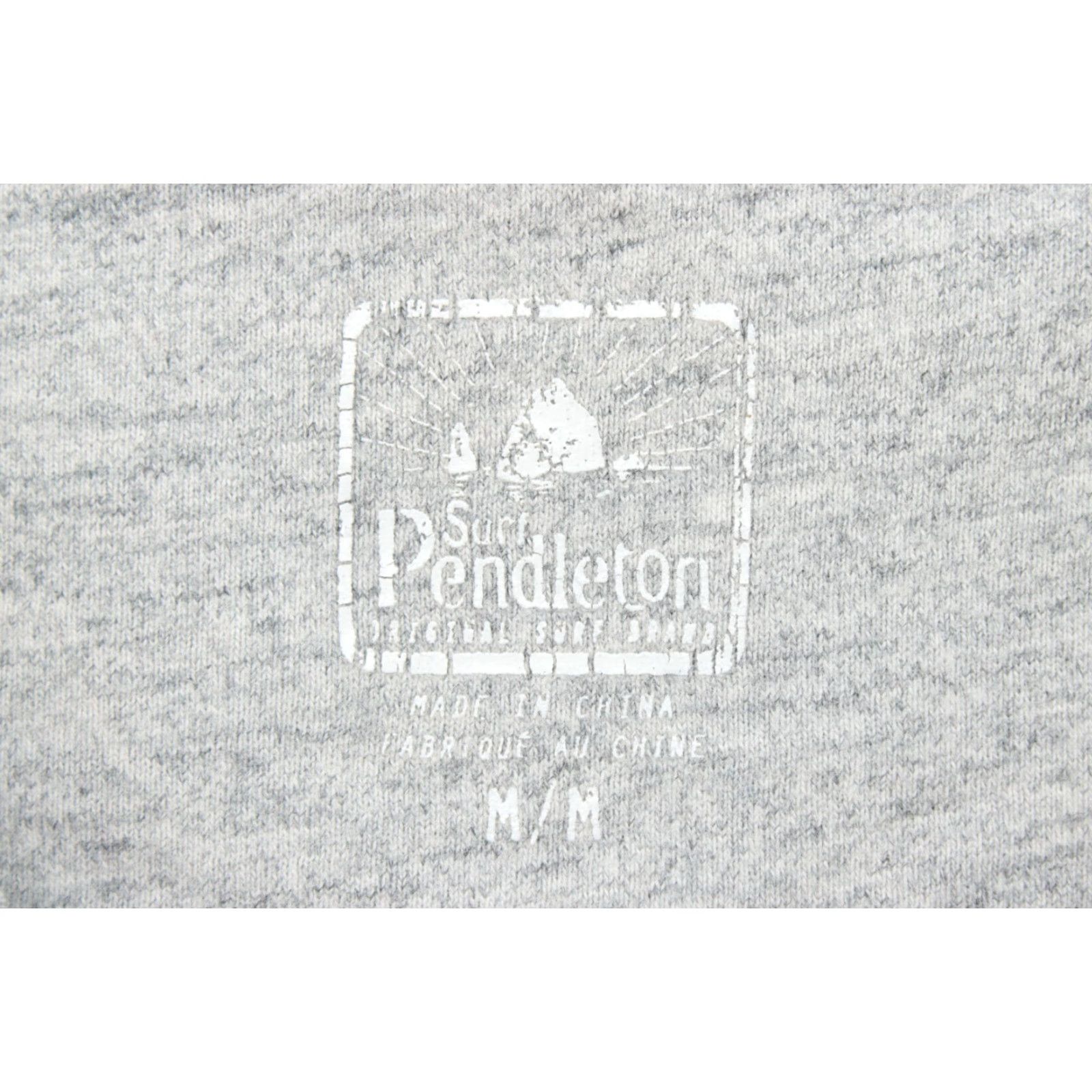 Pendleton VINTAGE Pendleton Surf T Shirt Men's Medium Gray Designer Pocket Longsleeve 100% Cotton Size US M / EU 48-50 / 2 - 4 Thumbnail