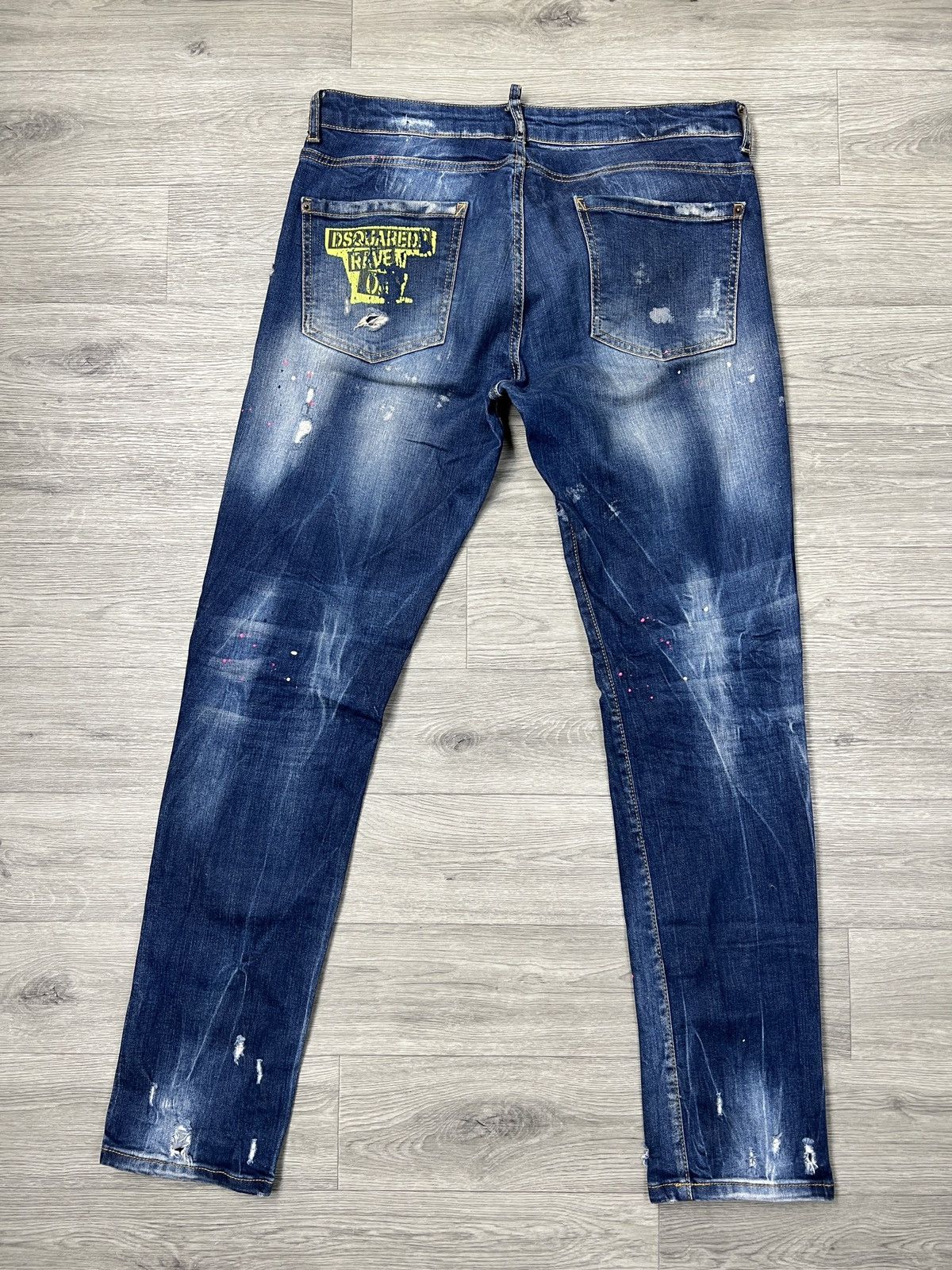 Dsquared2 Dsquared2 Slim Jean Distressed Blue Denim Pants IT 52 Size US 36 / EU 52 - 9 Thumbnail