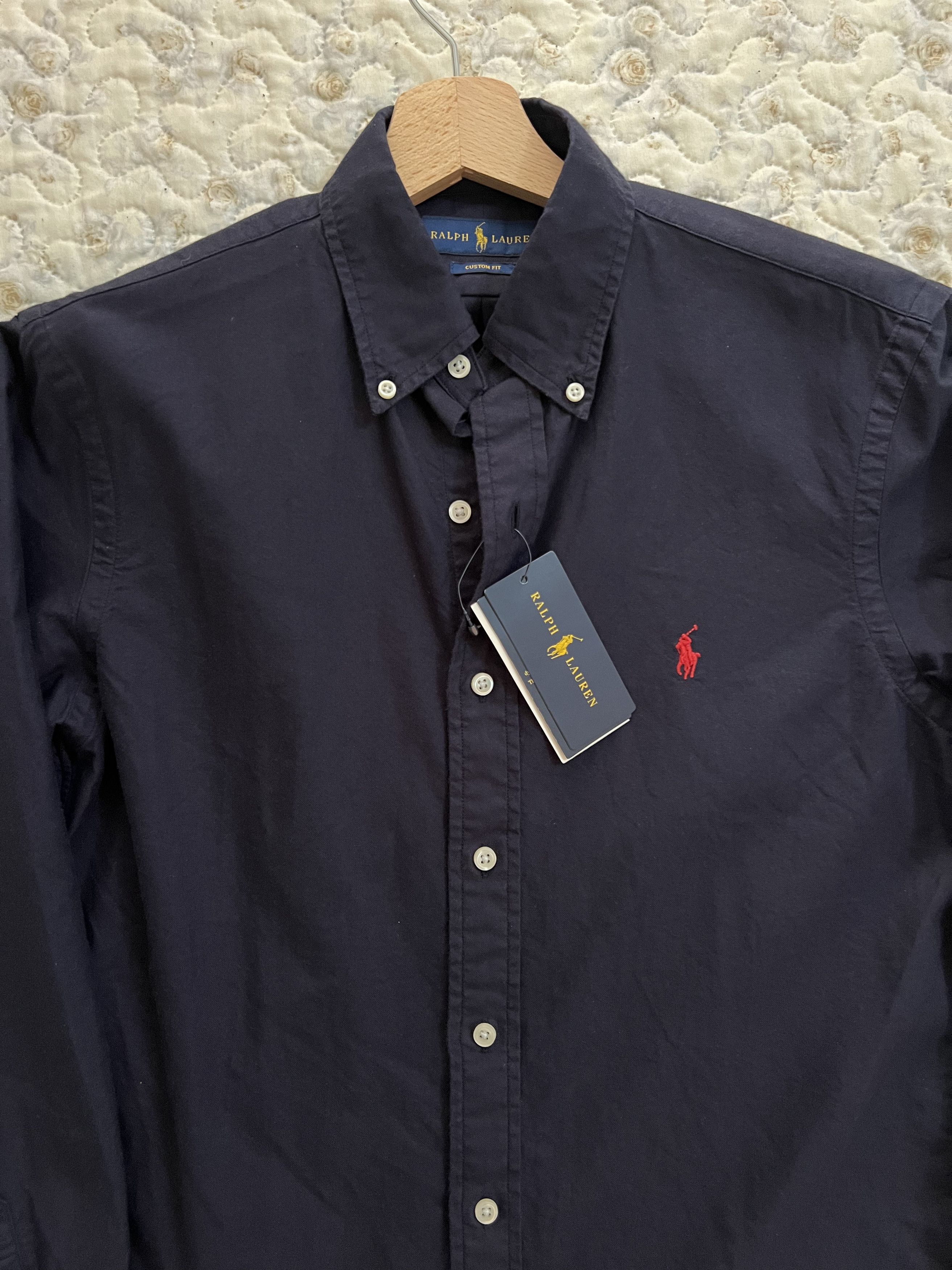 Polo Ralph Lauren Polo Ralph Lauren shirt custom fit navy red Oxford stretch Size US S / EU 44-46 / 1 - 3 Thumbnail