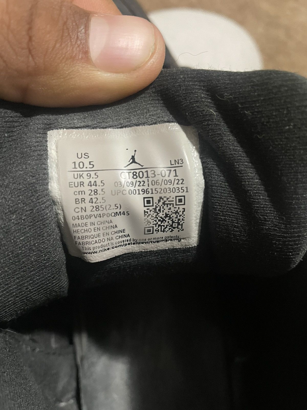 Jordan Brand Jordan 12s Size US 10.5 / EU 43-44 - 3 Thumbnail