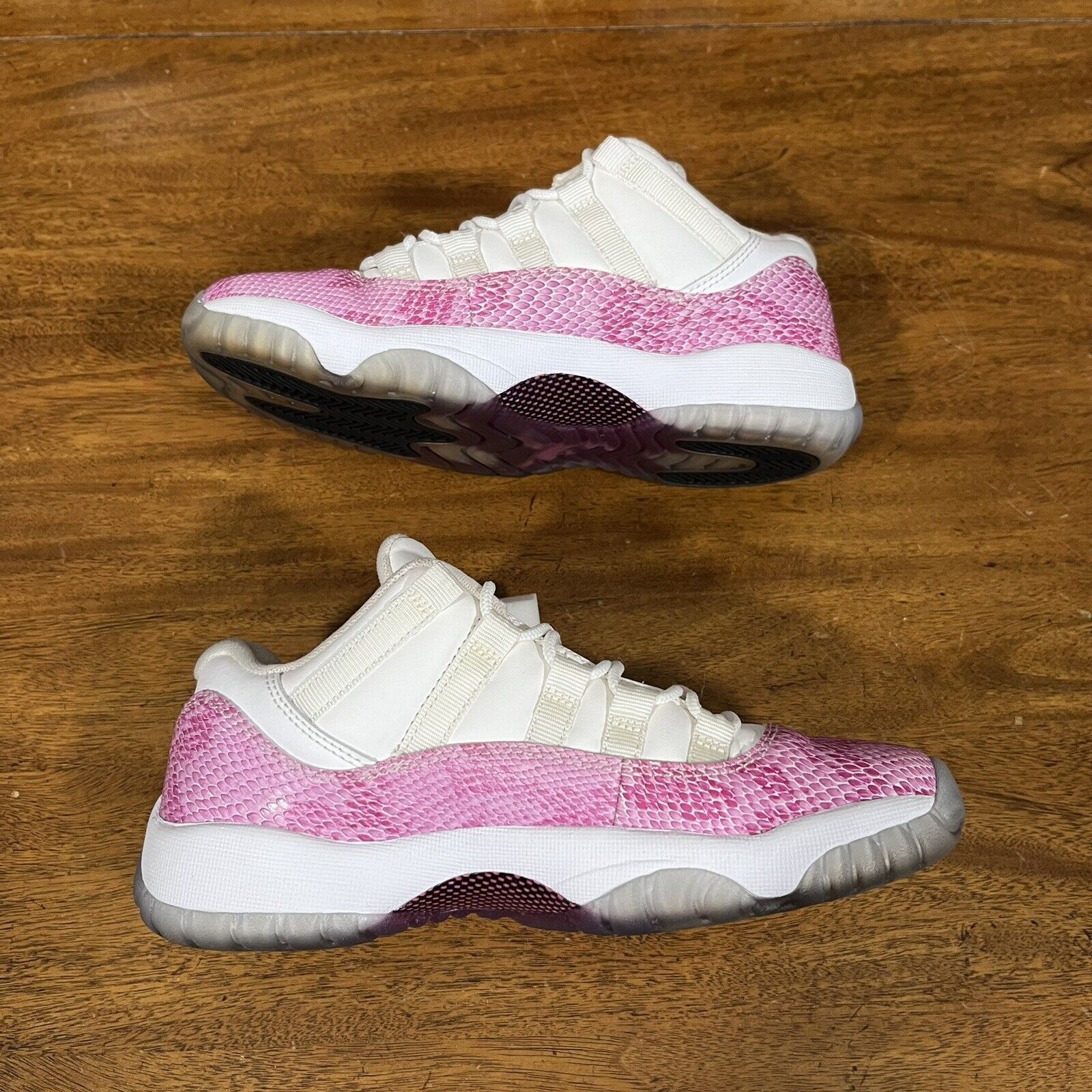 Jordan Brand Size 4.5Y = 6 Women’s - Jordan 11 Snakeskin Pink 2013 ICY❄️ Size US 6 / IT 36 - 3 Thumbnail