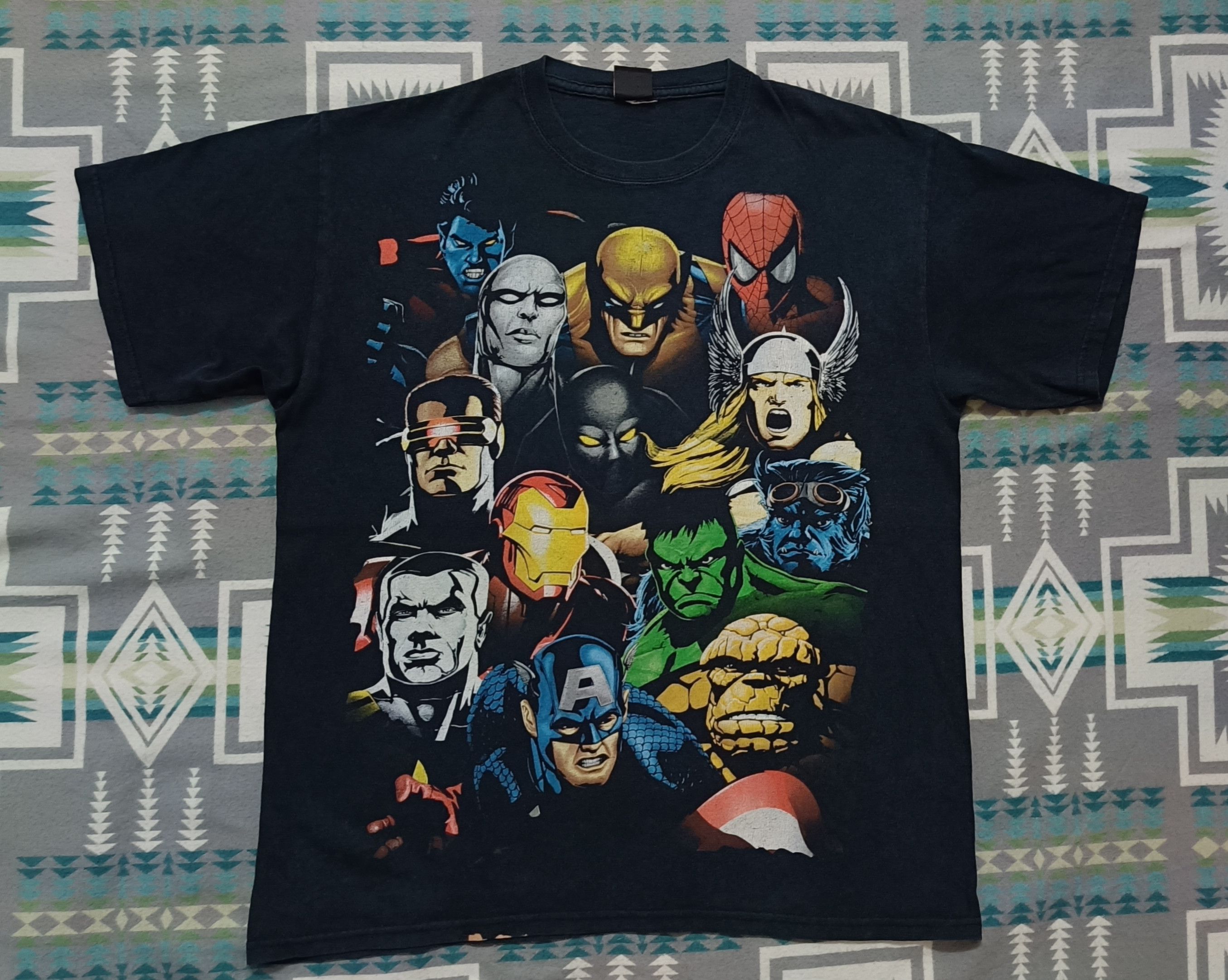 Marvel Comics 🔥🔥 Rare Vintage Marvel Comics Superheroes Tee Size US M / EU 48-50 / 2 - 2 Thumbnail