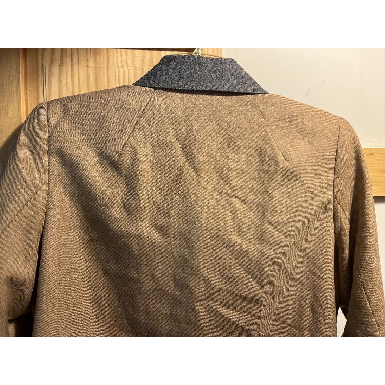 Pendleton Pendleton Women’s 12 Petite Brown Virgin Wool Blazer Jacket Size XL / US 12-14 / IT 48-50 - 9 Thumbnail