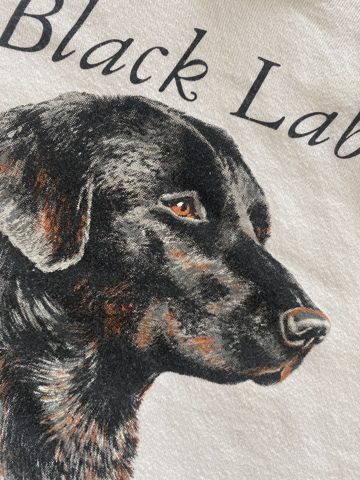 Jerzees 90s Black Lab dog art sweatshirt sz XXL Size US XXL / EU 58 / 5 - 4 Thumbnail