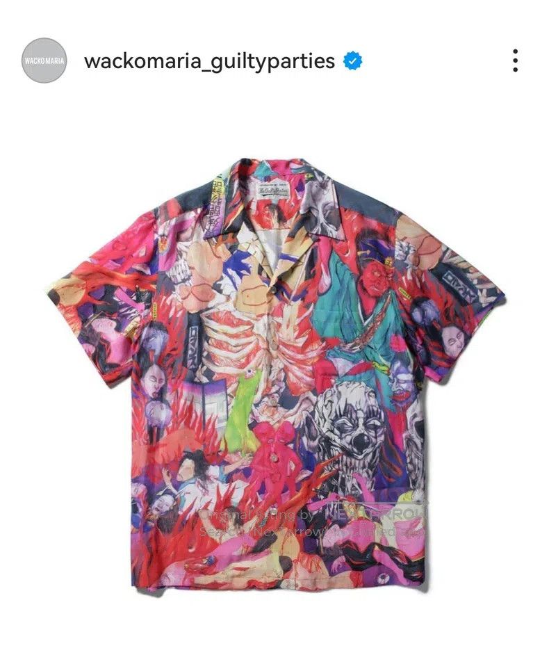 Wacko Maria Wacko Maria 19ss Hell Painting Hawaiian Shirt Size US S / EU 44-46 / 1 - 1 Thumbnail