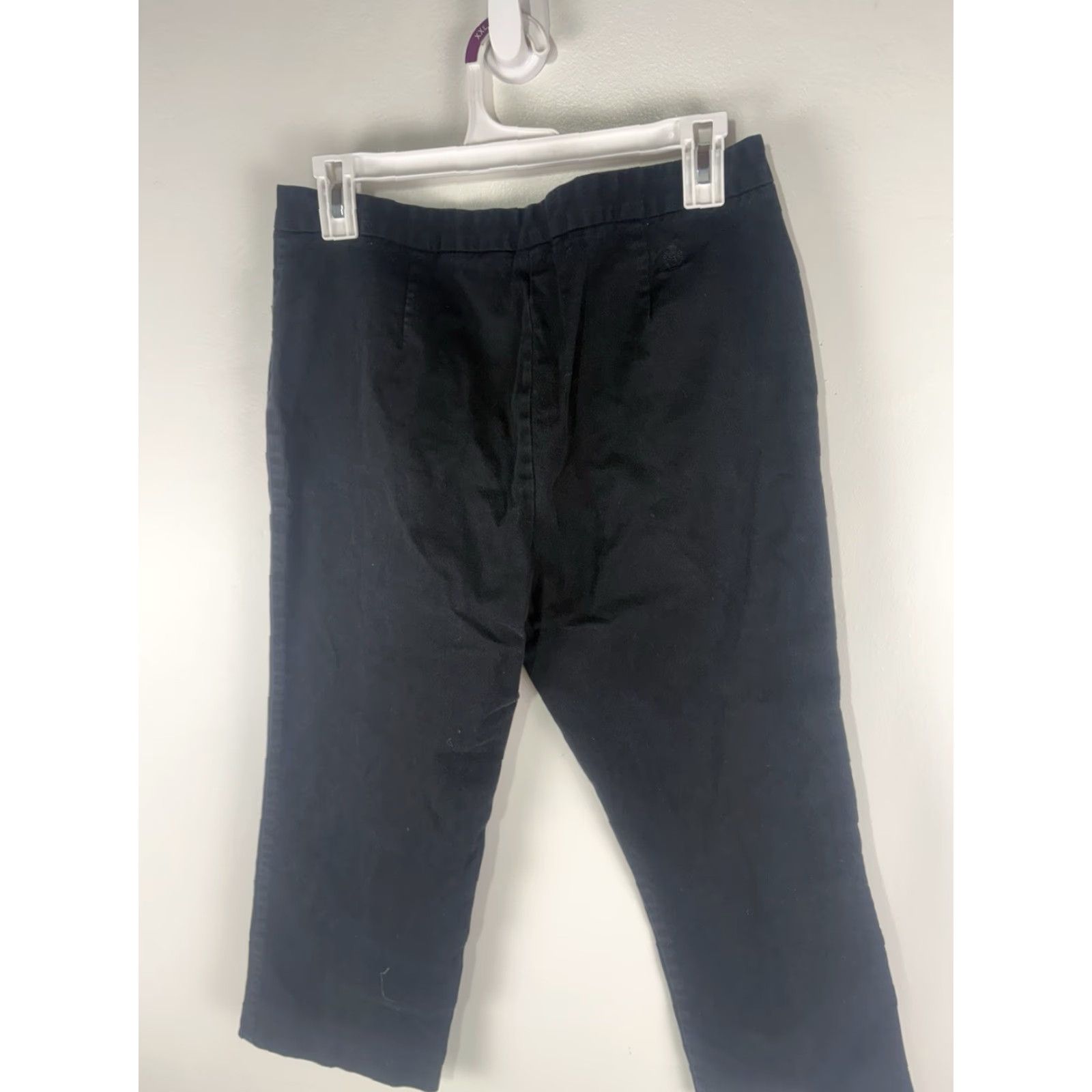 Tommy Hilfiger Tommy Hilfiger Black Cropped Pants Women's Size 12 Casual Workwear 90s Size 34" / US 12 / IT 48 - 4 Thumbnail