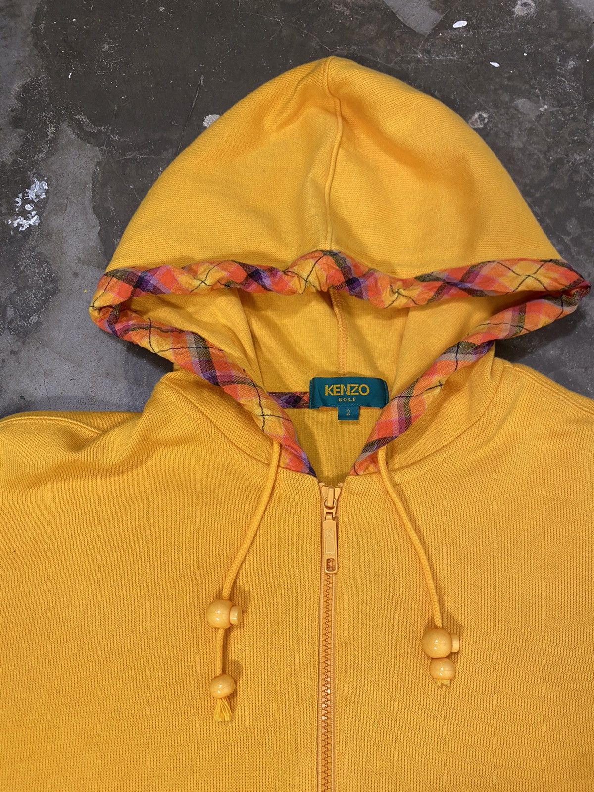 Japanese Brand × Kenzo A13 🇯🇵 Kenzo Golf Zipper Hoodie Sweater Size US L / EU 52-54 / 3 - 9 Thumbnail