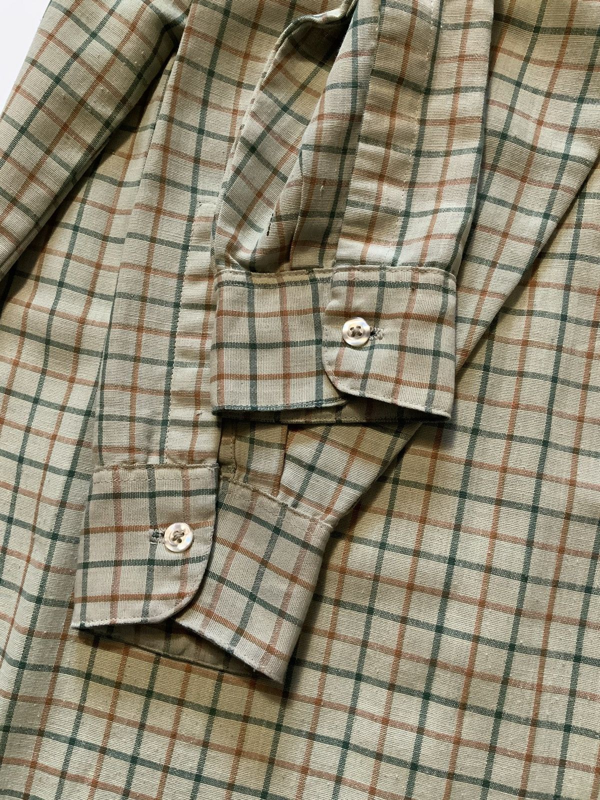 Vintage VTG 60s 70s JCPenney Big Mac 50/50 Plaid Button Work Shirt Size US M / EU 48-50 / 2 - 8 Thumbnail