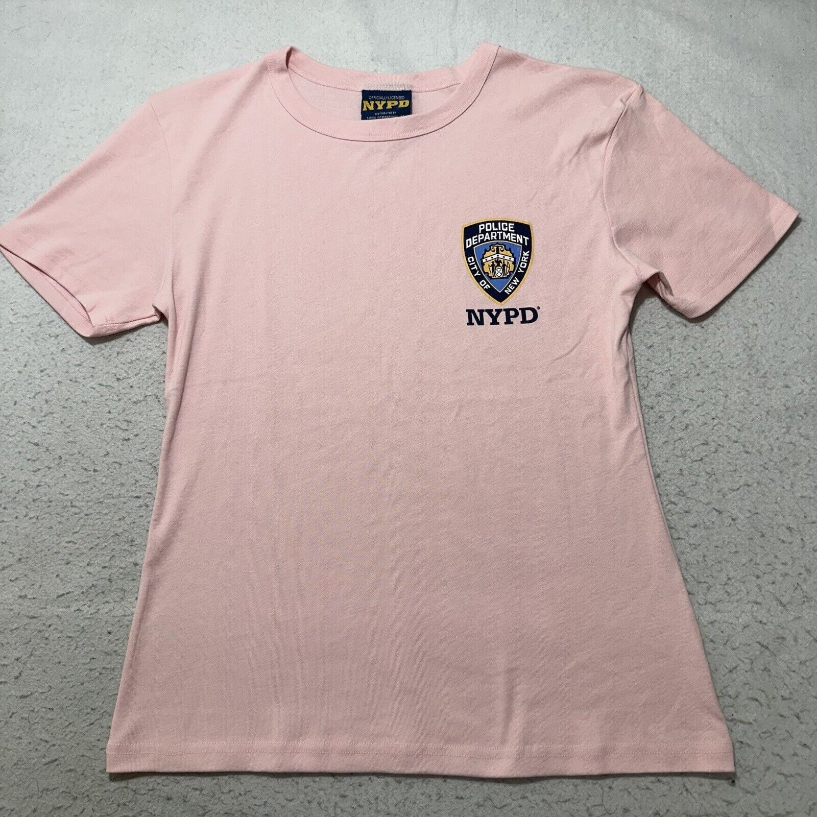 Other NYPD Large Logo T Shirt Pink Officially Licensed NYC Tee Size L / US 10 / IT 46 - 1 Thumbnail