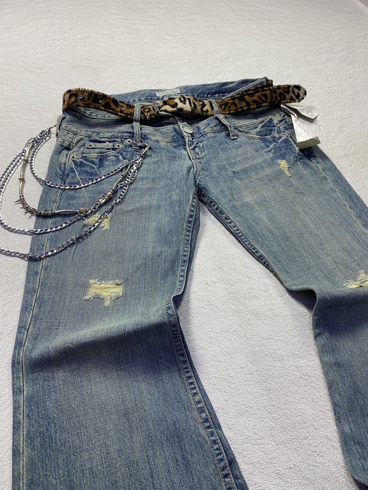 If Six Was Nine × Japanese Brand × Tornado Mart DS!! Villand double waist flared jean Size US 35 - 3 Thumbnail