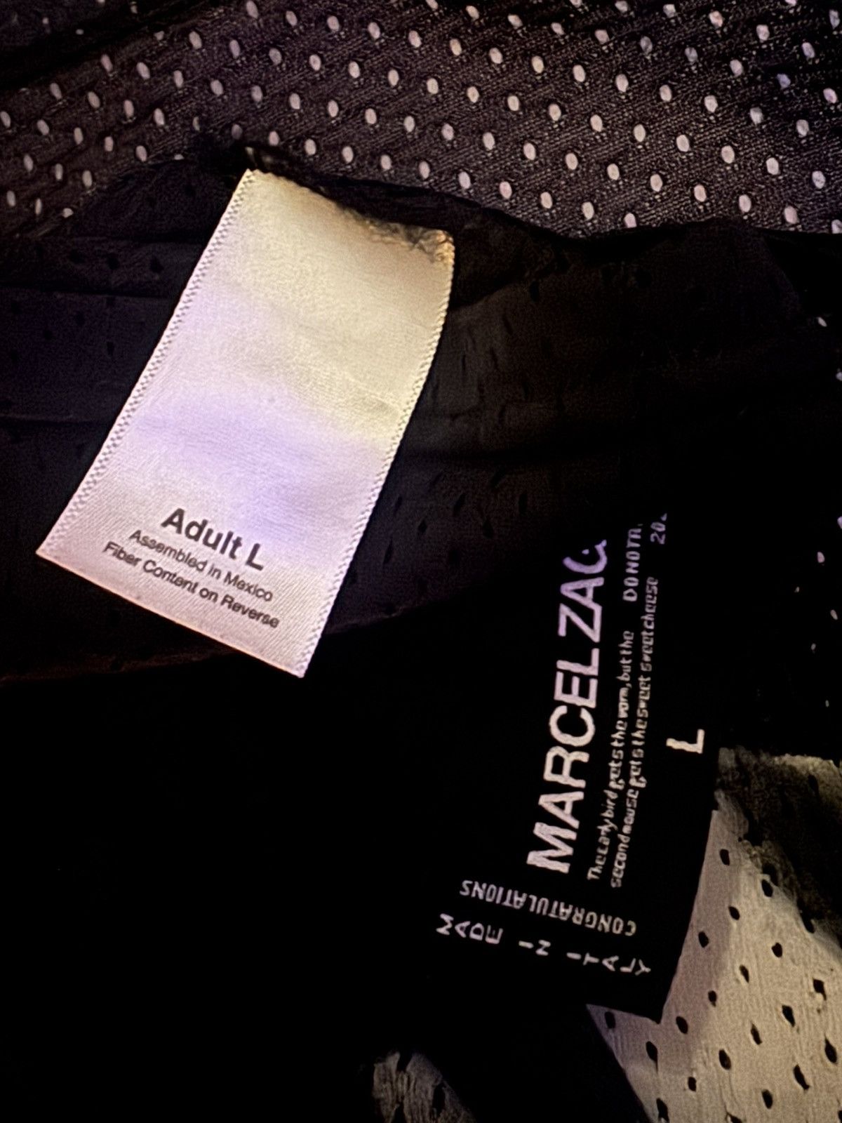 Marcel Zago Marcel Zago Michael Jackson Mesh Jersey Black Size L Size US L / EU 52-54 / 3 - 5 Thumbnail