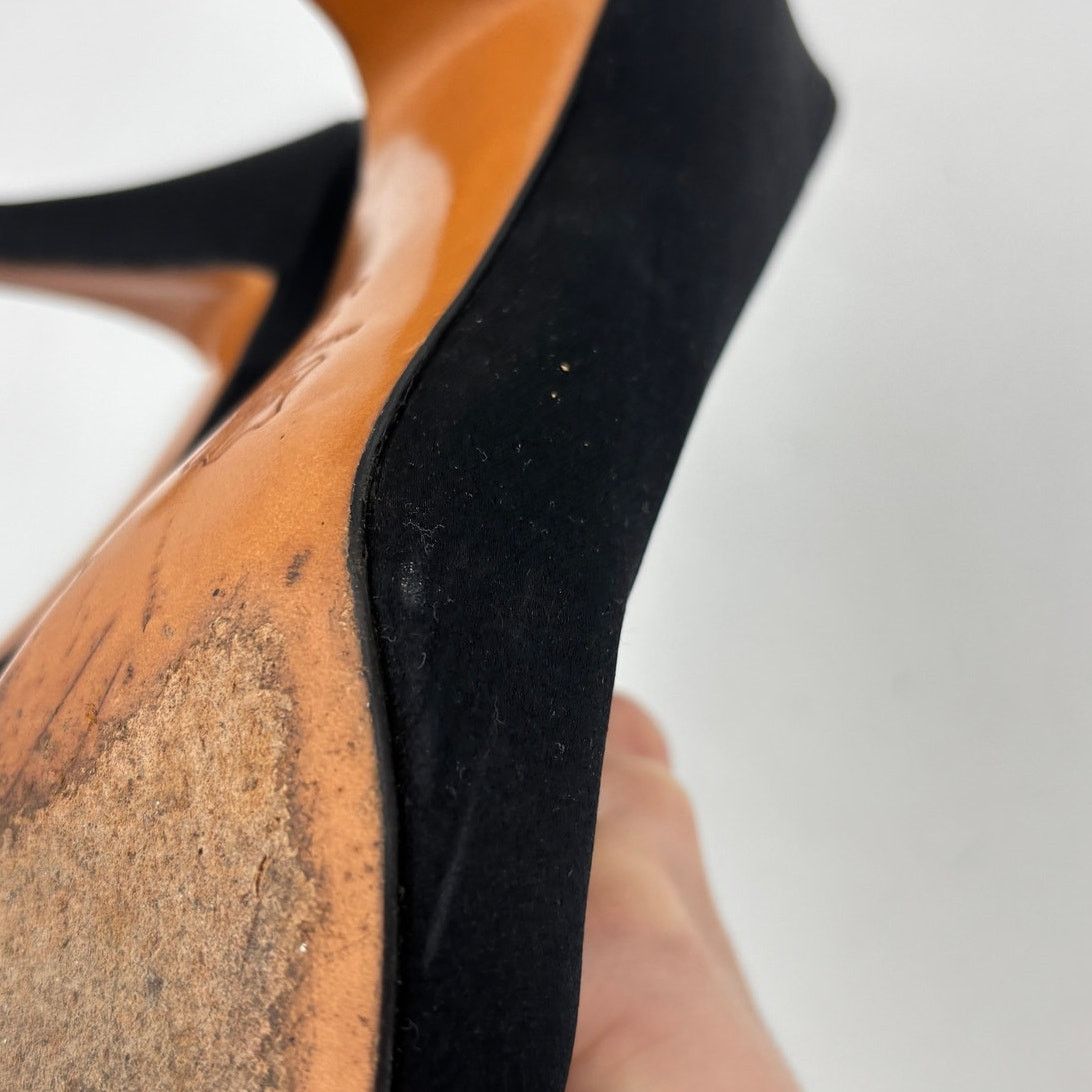 Yves Saint Laurent Yves Saint Laurent YSL Paris Satin Pumps Heels Women's 8M Size US 8 / IT 38 - 12 Thumbnail