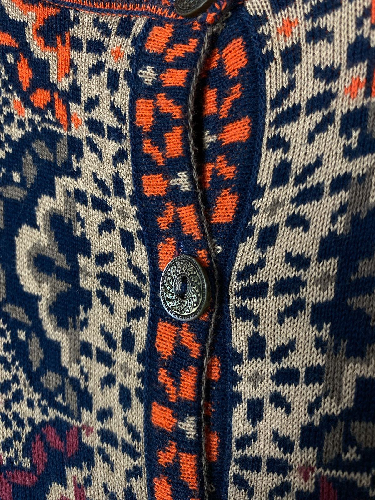 Other Women's IVKO Morocco Pattern Knit Cotton Sweater Size 40 L Size L / US 10 / IT 46 - 12 Thumbnail