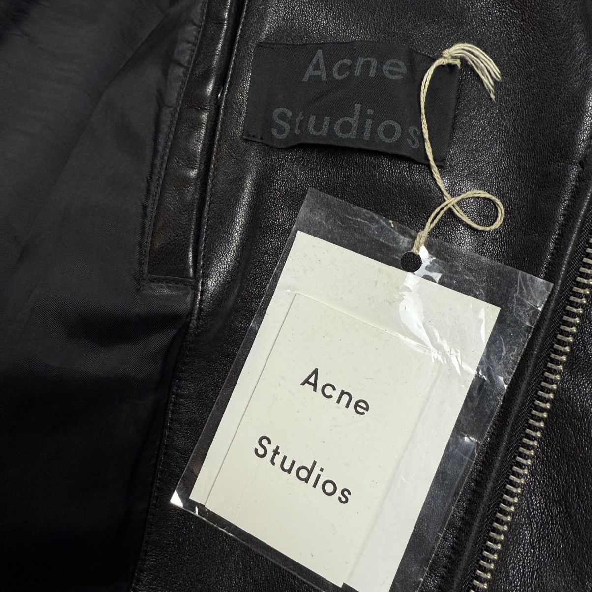 Acne Studios Acne Studios Nate Clean Leather Jacket Size US M / EU 48-50 / 2 - 10 Thumbnail