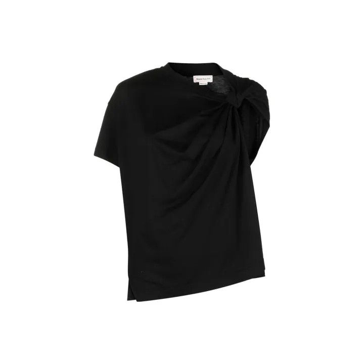 Alexander McQueen Alexander McQueen Black Casual Short Sleeve T-Shirt 0079 Size L / US 10 / IT 46 - 1 Thumbnail