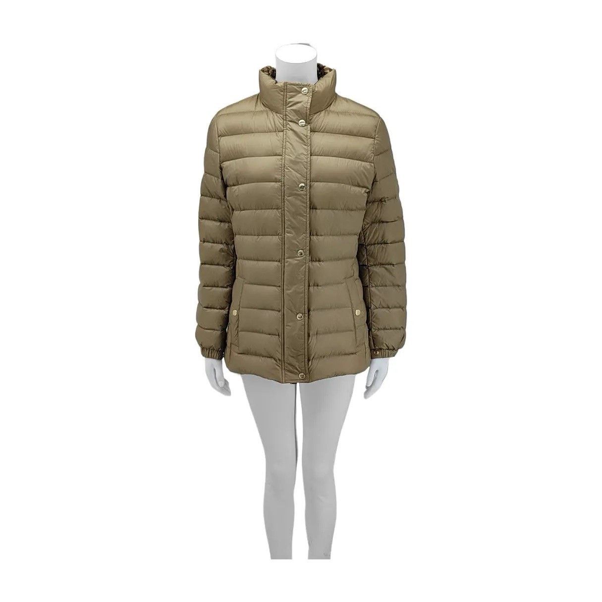 Burberry Burberry Women's Khaki Down Jacket Size M / US 6-8 / IT 42-44 - 1 Thumbnail