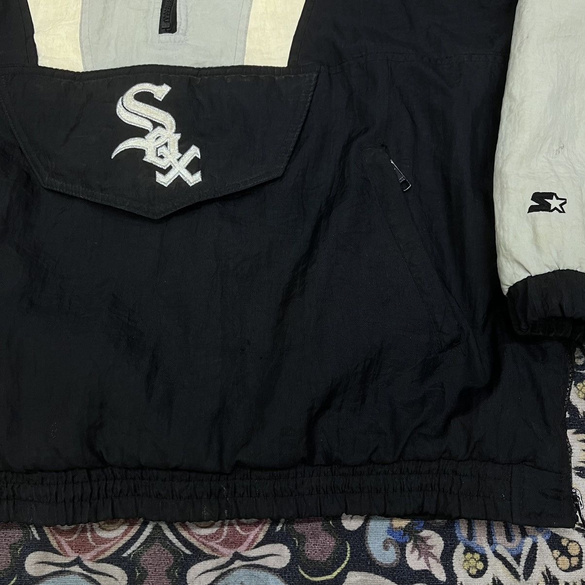 MLB Vintage 90s Chicago White Sox Starter Pullover Jacket Size US L / EU 52-54 / 3 - 5 Thumbnail