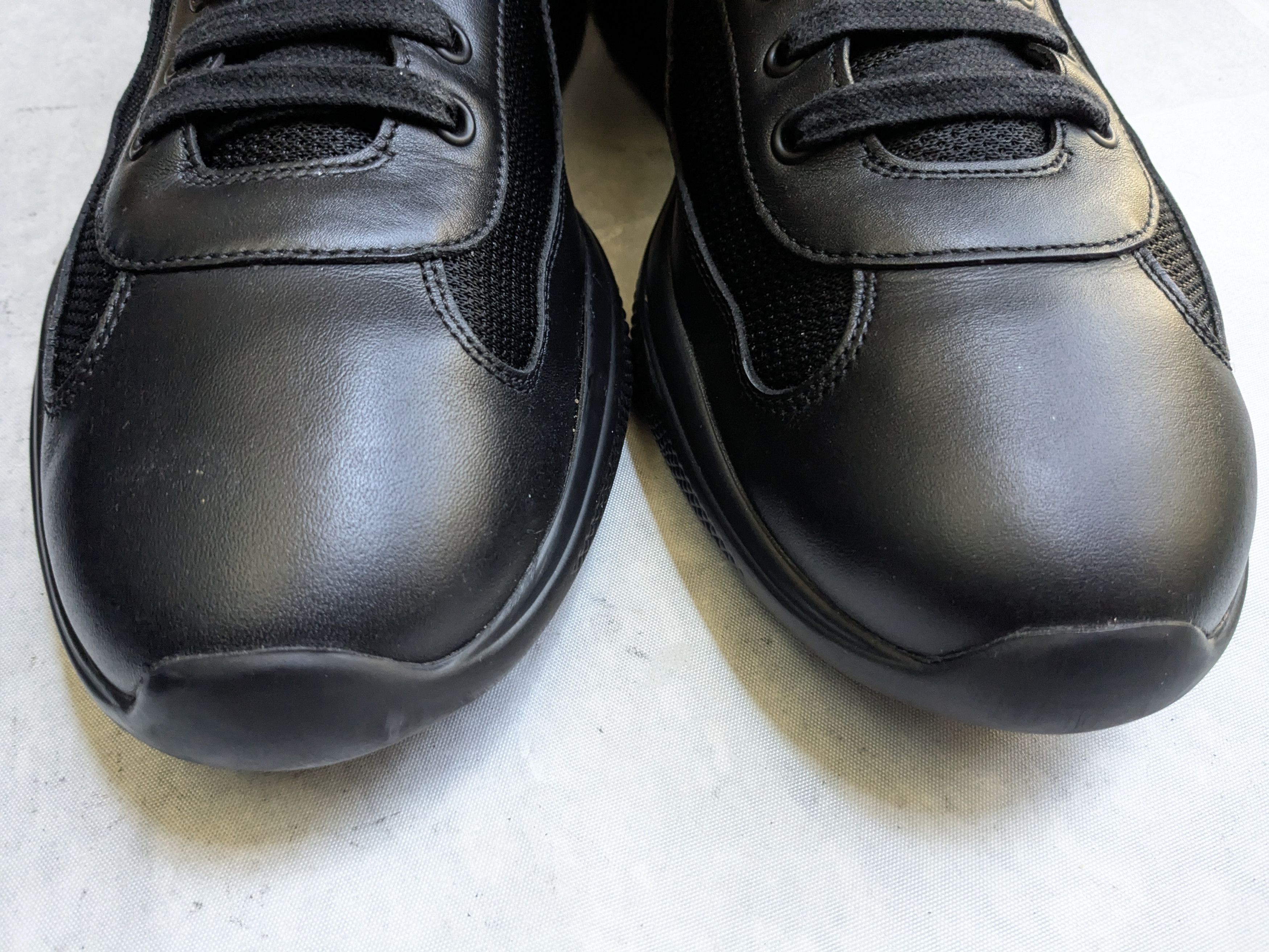 Prada Prada America's Cup Sneakers Black Red 13 Low Tops Leather Size US 13 / EU 46 - 3 Thumbnail
