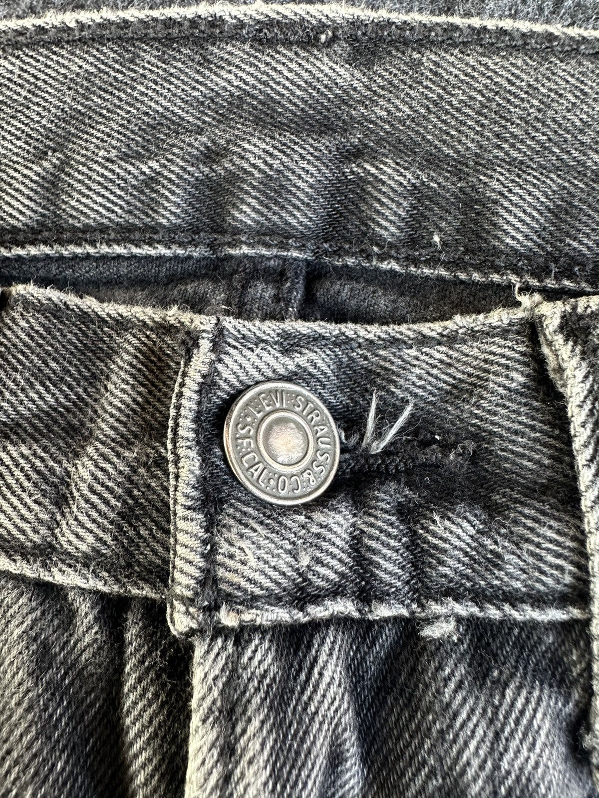 Levi's Y2K Levis 505 Super Black Faded Washed Denim 28x29 D268 Size US 28 / EU 44 - 11 Thumbnail