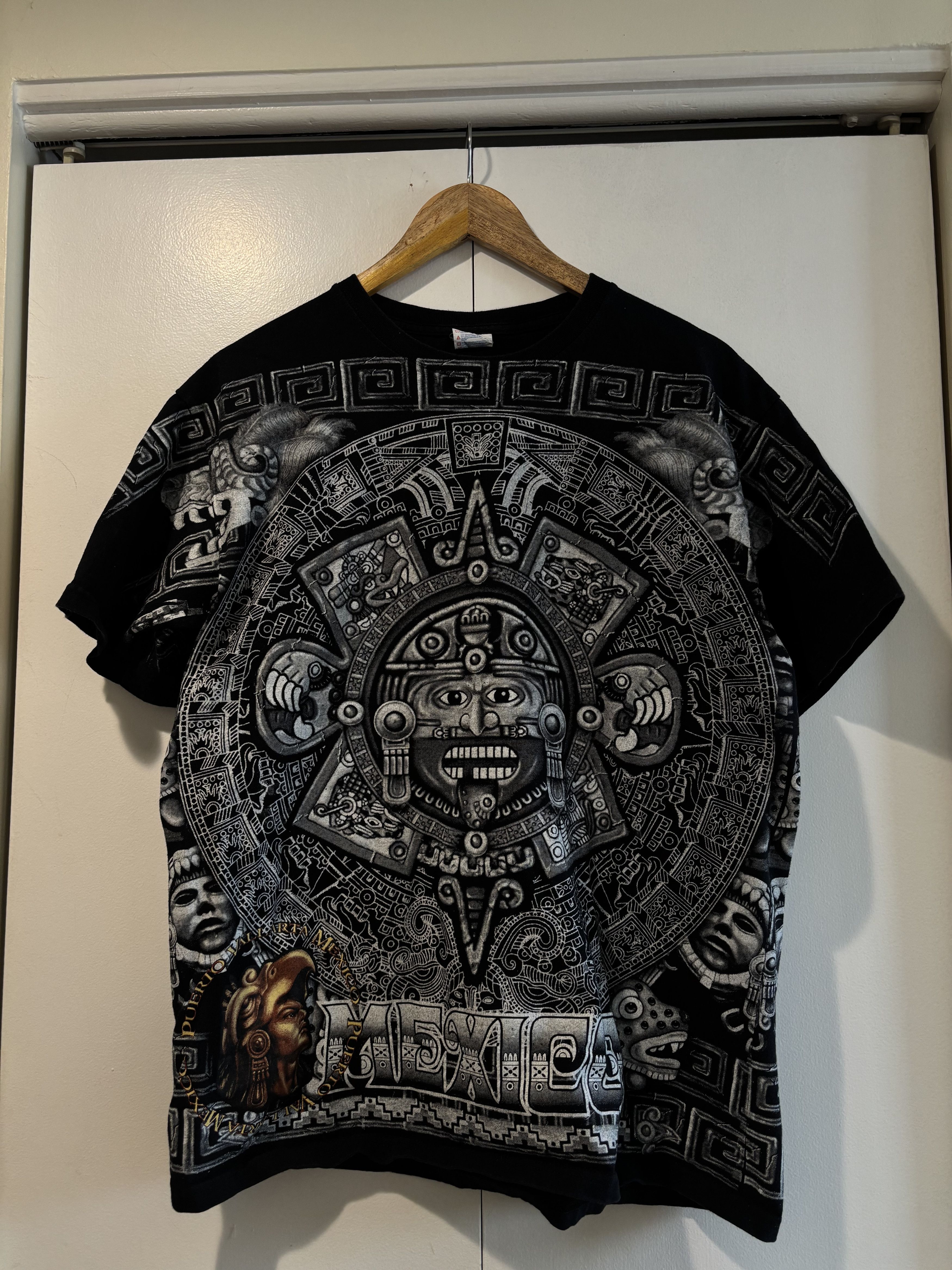 Vintage Vintage Aztec AOP Shirt Size US L / EU 52-54 / 3 - 2 Thumbnail