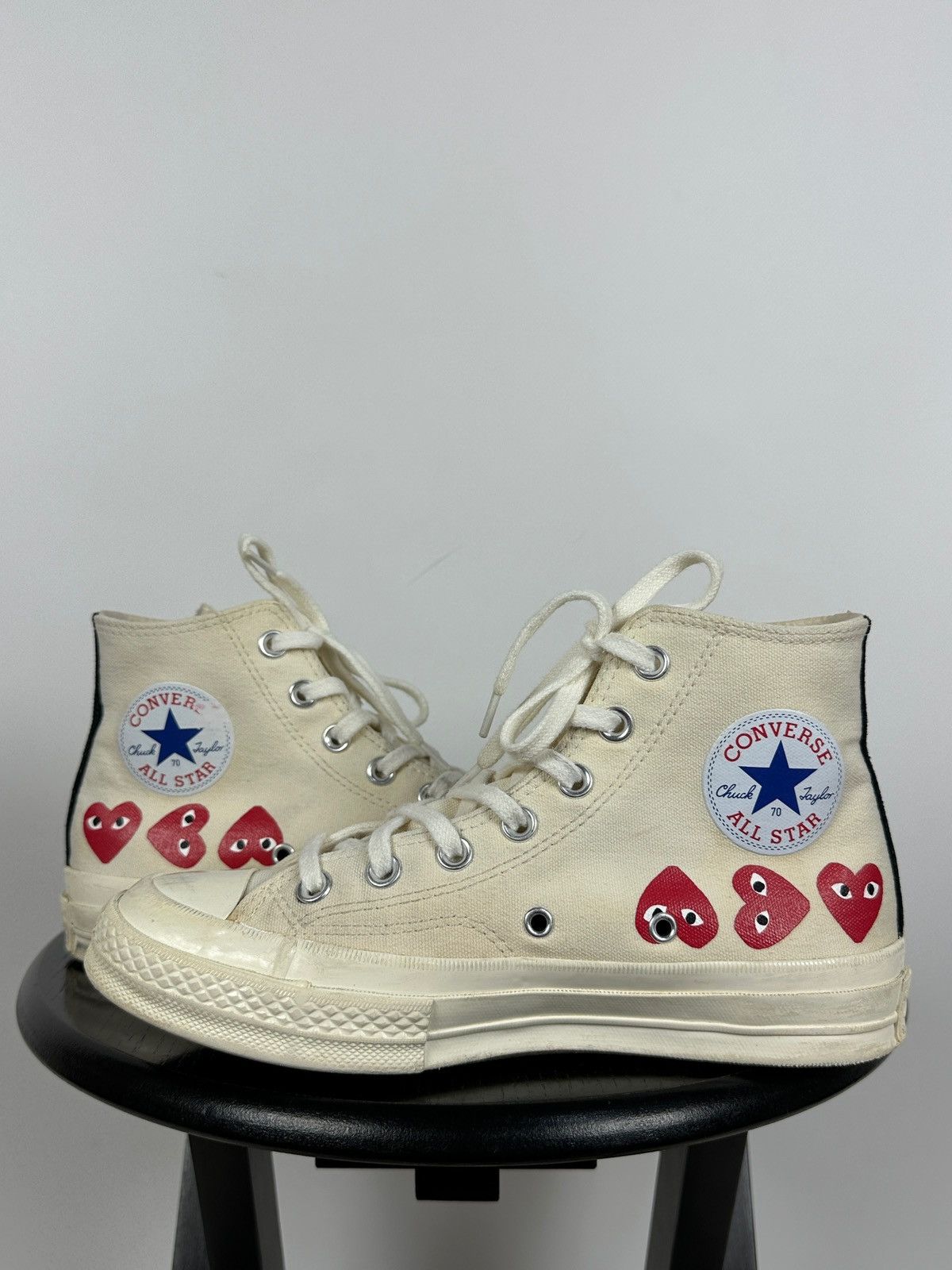 Comme des Garcons Comme Des Garçons x Chuck Taylor Converse All Star Hi Top Size US 5 / EU 37 - 5 Thumbnail