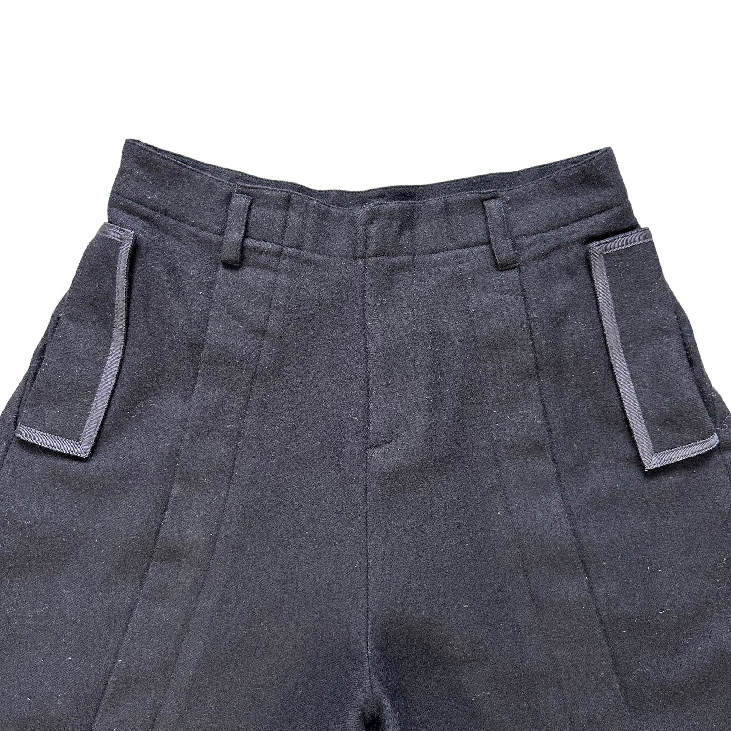 KEITAMARUYAMA Keita Maruyama Wool Shorts Pant #A5-0114 Size 28" / US 6 / IT 42 - 2 Thumbnail