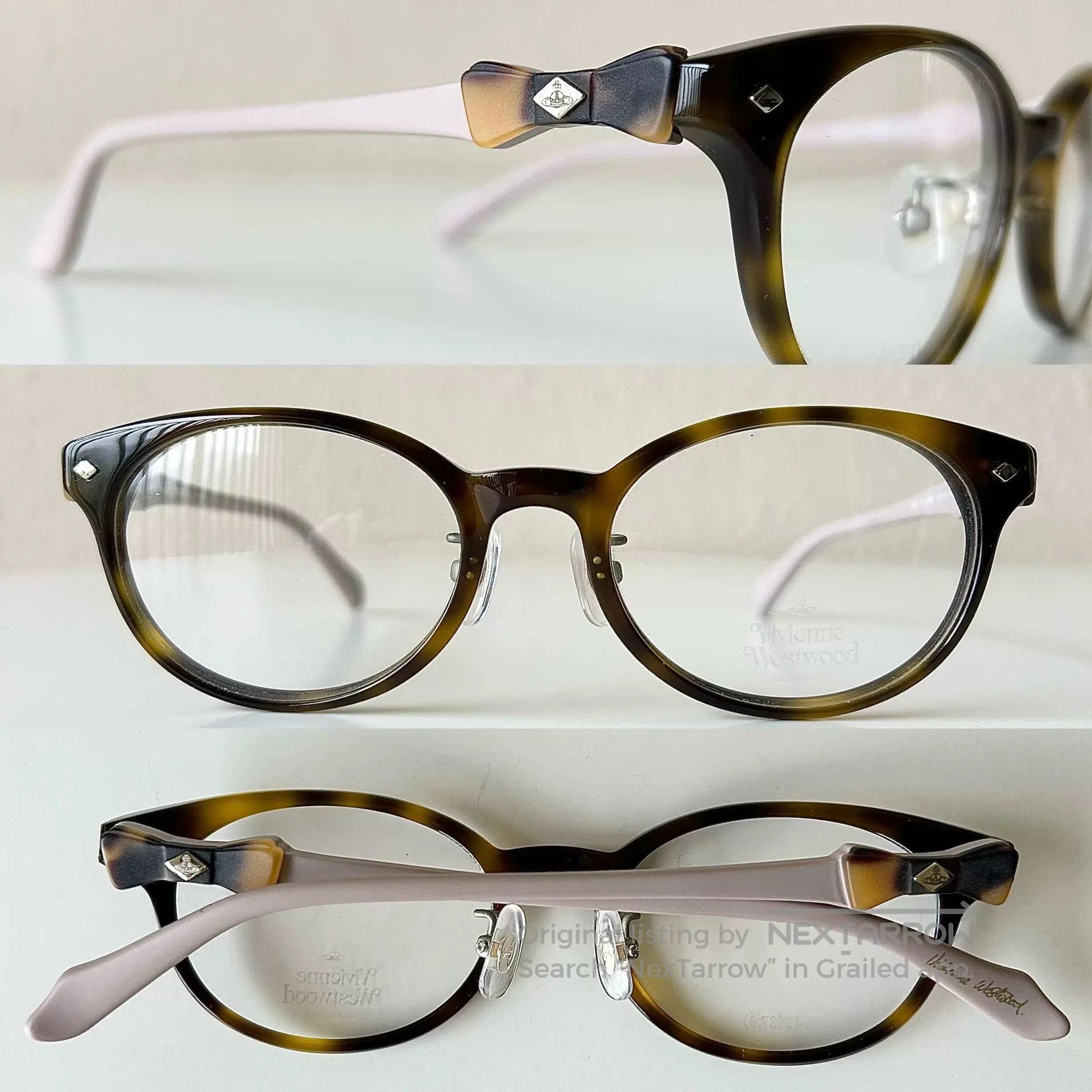 Vivienne Westwood Vivienne Westwood Saturn Bow Glasses. Size ONE SIZE - 3 Thumbnail