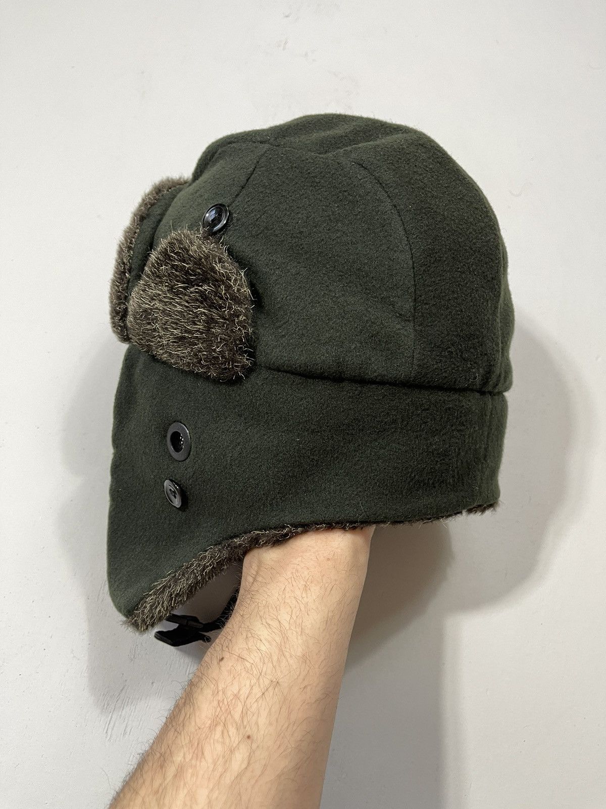 Vintage Vintage 90's Military Style Outdoor Warm Trapper Ushanka Hat Size ONE SIZE - 9 Thumbnail