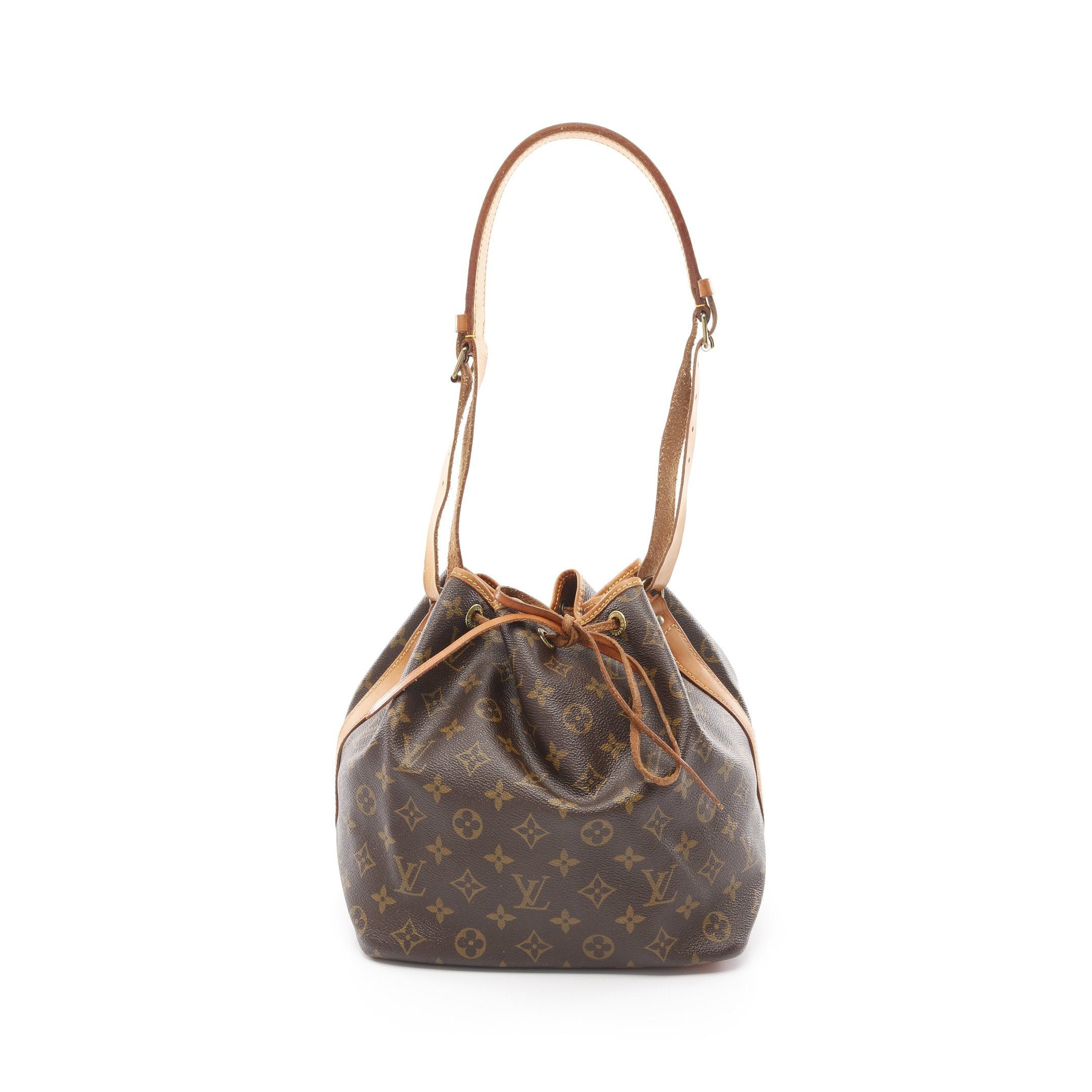 Louis Vuitton Louis Vuitton Peti Noe Monogram Shoulder Bag Leather Brown Size ONE SIZE - 1 Thumbnail