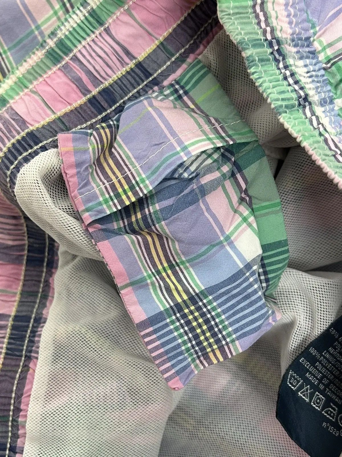 Polo Ralph Lauren Vintage Polo By Ralph Lauren Swimwear Checkered Shorts Size US 30 / EU 46 - 8 Thumbnail