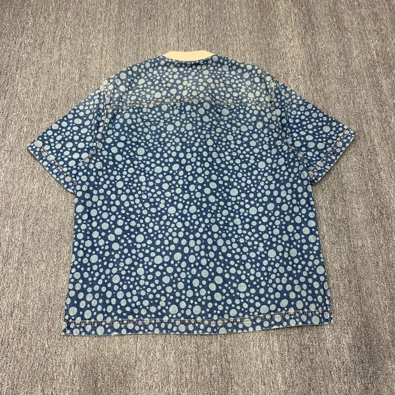 Louis Vuitton LOUIS VUITTON Blue polka-dot shirt with short sleeves Size US XL / EU 56 / 4 - 2 Thumbnail