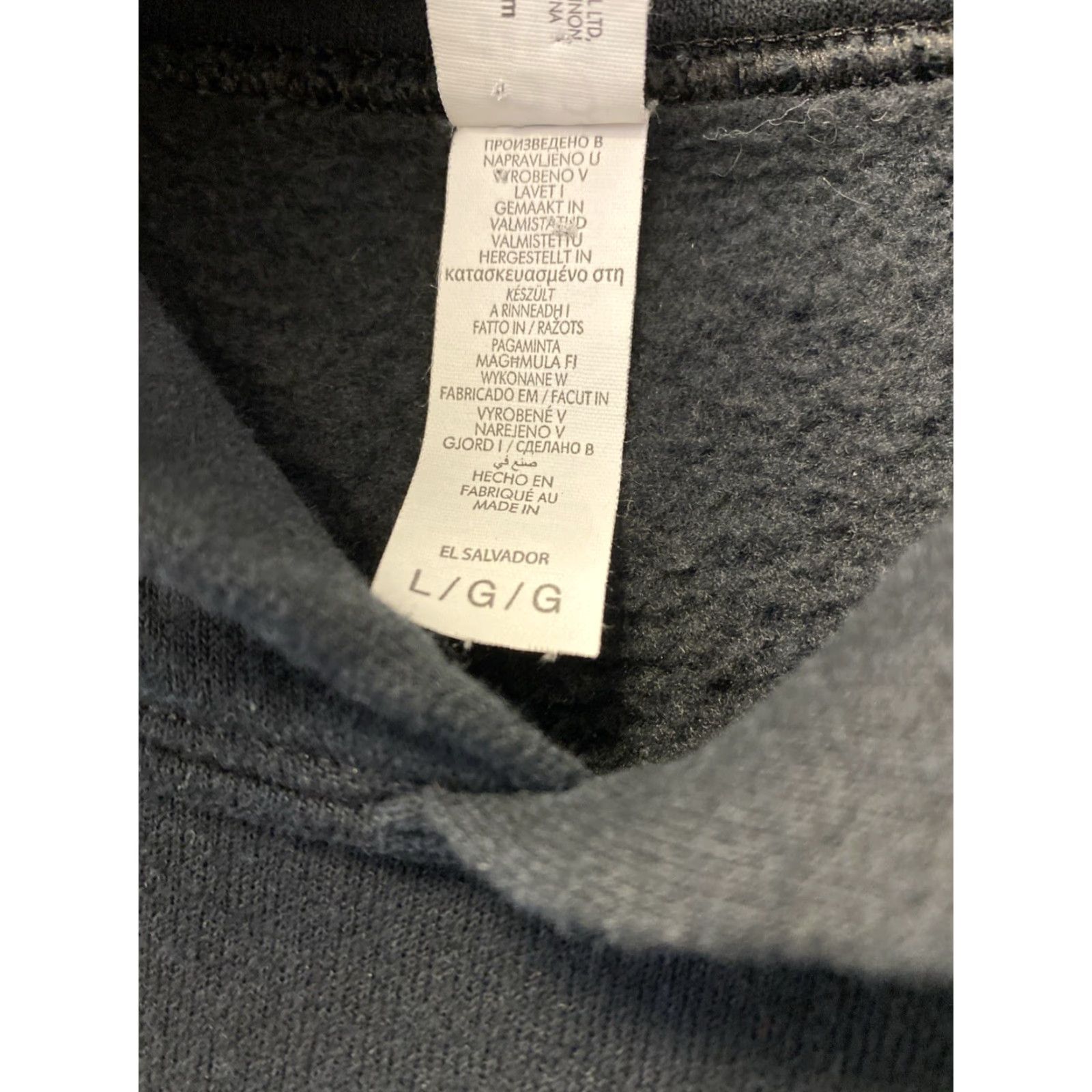 Jerzees JERZEES Hoodie Black L Mens University Logo Pullover Sweatshirt, All Seasons, Hooded, Pockets, Regular Fit Size US L / EU 52-54 / 3 - 4 Thumbnail