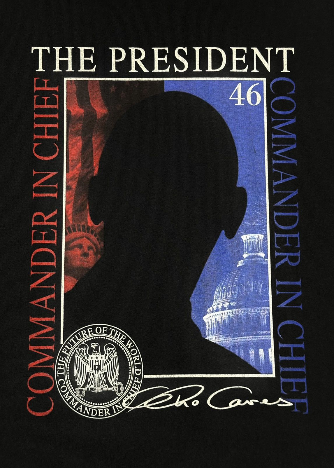Vetements Vetements 'The President' Oversized T-Shirt Black Size US XL / EU 56 / 4 - 4 Thumbnail