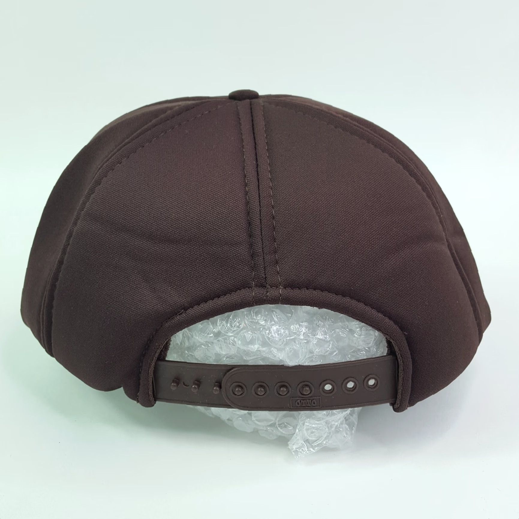 Vintage VINTAGE Otto Brown Foam Blank Trucker Hat Snapback Adjustable 80s Cap Mens Hat Size ONE SIZE - 4 Thumbnail