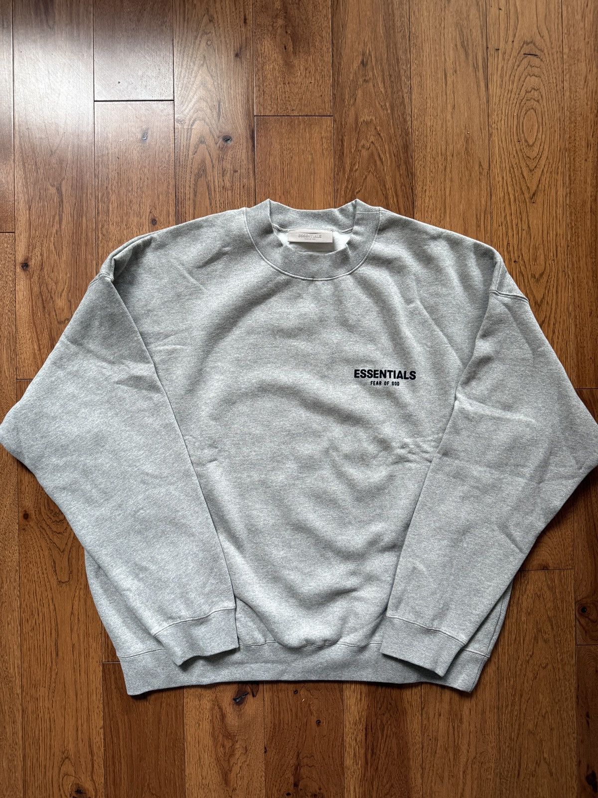Essentials × Fear of God × Pacsun Fear of God Essentials Dark Oatmeal Grey Crewneck Sweatshirt Size US XXL / EU 58 / 5 - 2 Thumbnail