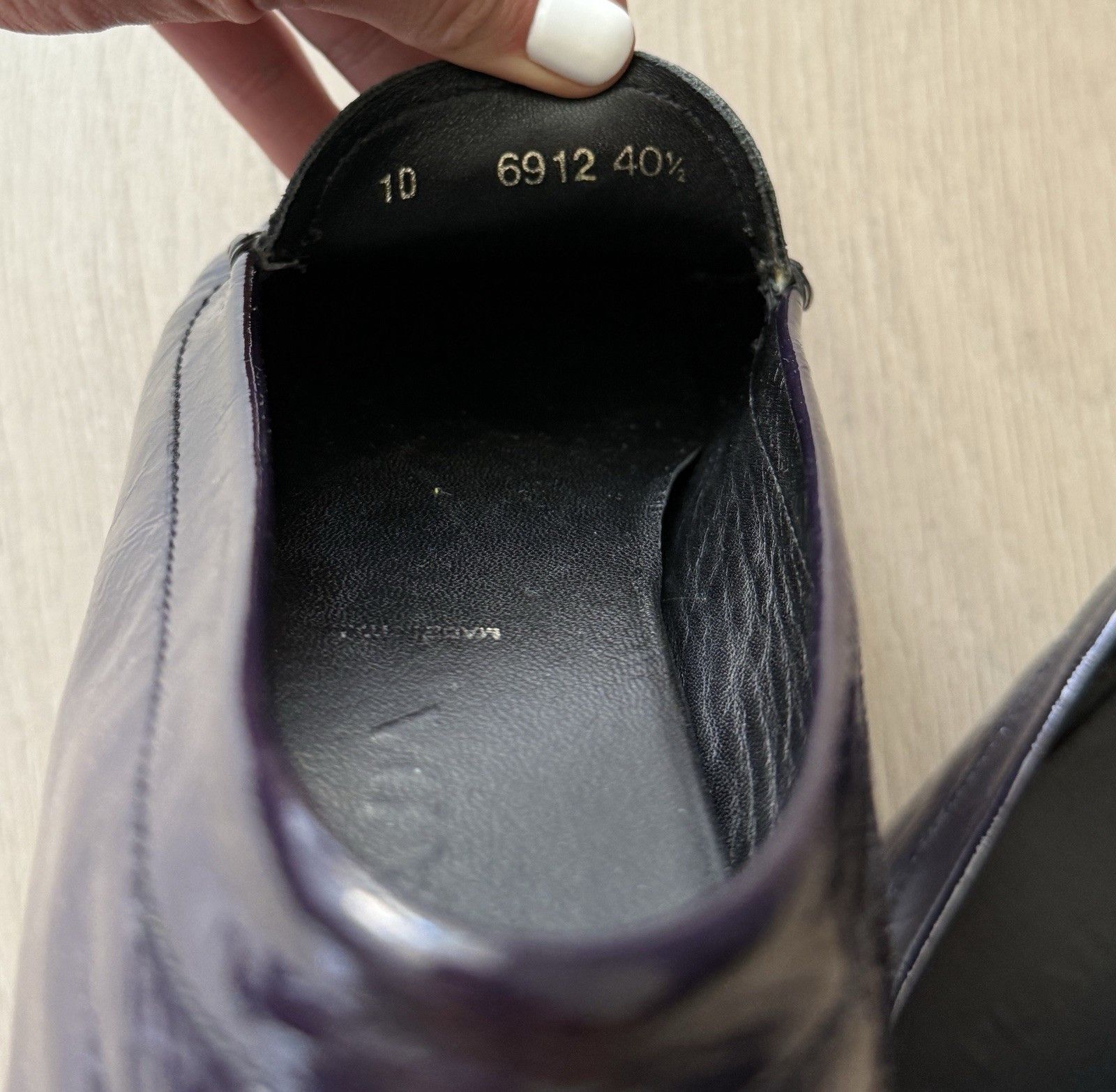 Prada Prada Vintage Purple Patent leather Flats Loafers Size US 10 / IT 40 - 14 Thumbnail