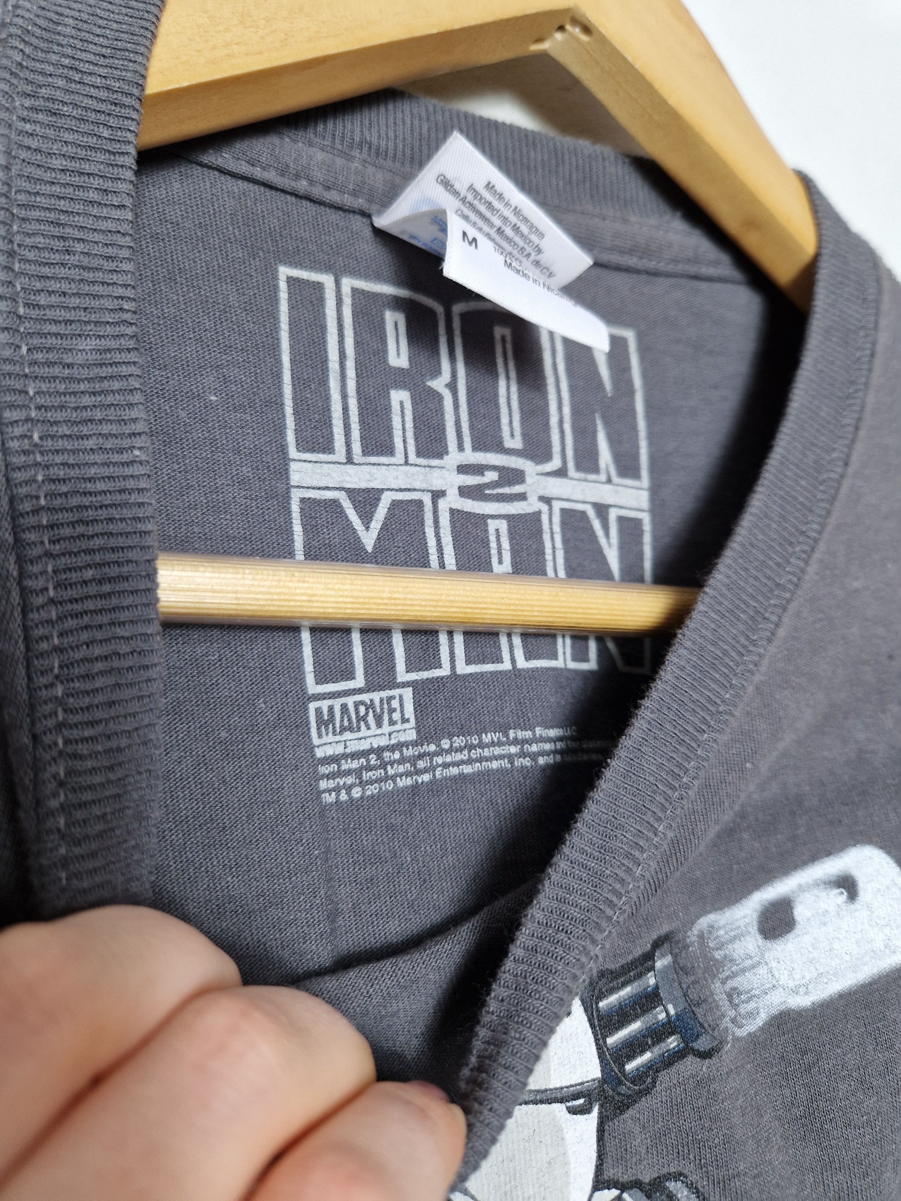 Marvel Comics × Vintage Iron Man 2 og 2010 promo tee Size US M / EU 48-50 / 2 - 7 Thumbnail