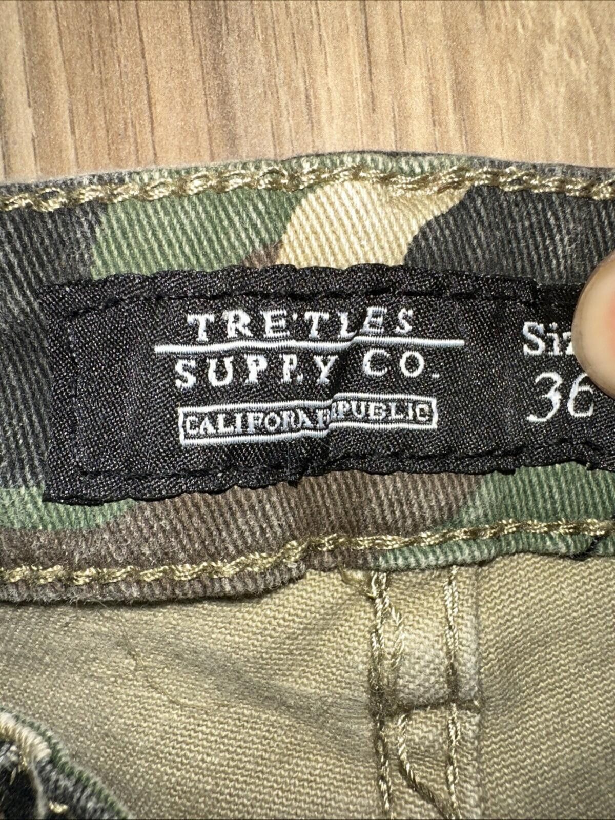 Denim & Supply Ralph Lauren Trestles Supply Co Paint Splatter Camo Denim Leg Jeans 36 Size US 36 / EU 52 - 2 Thumbnail
