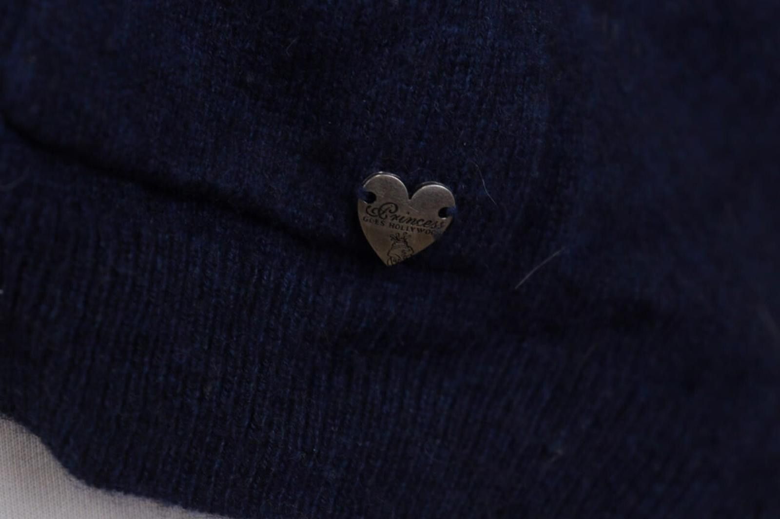 Designer Princess Goes Hollywood Blue Wool Sweater Size 40 / M Size M / US 6-8 / IT 42-44 - 2 Thumbnail
