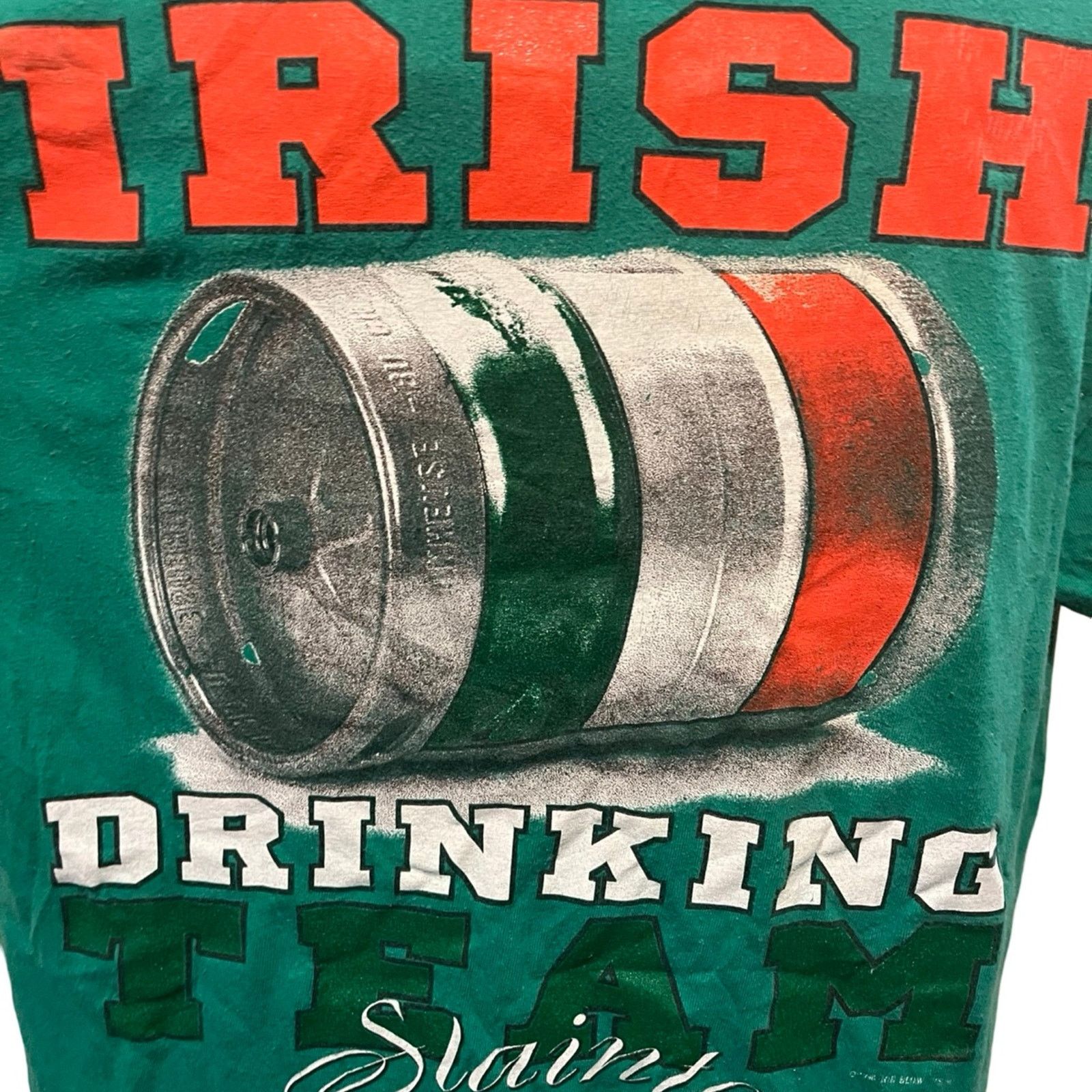 Hanes Vintage Team Ireland Official Drinking Team T-Shirt Size US L / EU 52-54 / 3 - 4 Thumbnail