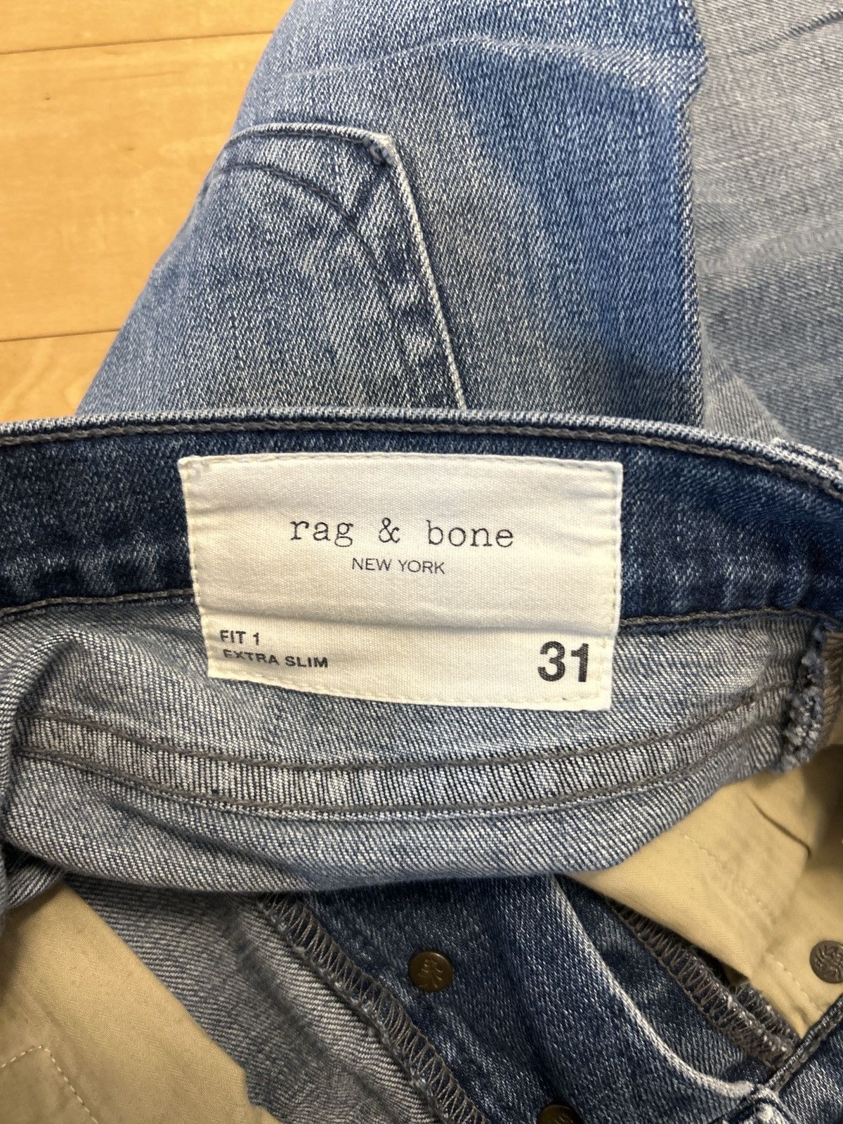 Rag & Bone Rag & Bone Fit 1 Extra Slim Jeans Size US 31 - 3 Thumbnail