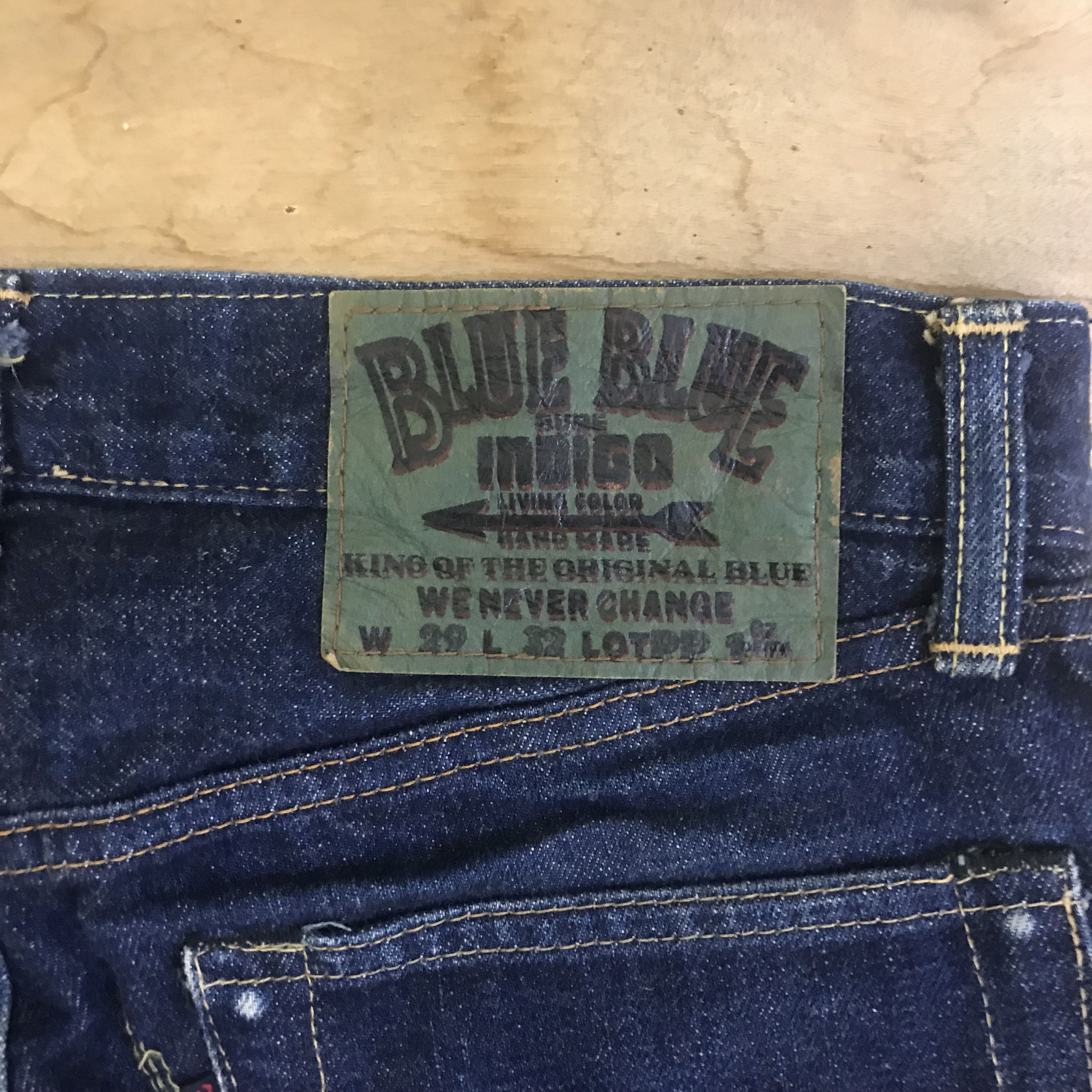 Blue Blue Japan × Japanese Brand X278 VTG BLUE BLUE JAPAN INDIGO BLUE SLIM FIT DENIM Size US 28 / EU 44 - 6 Thumbnail