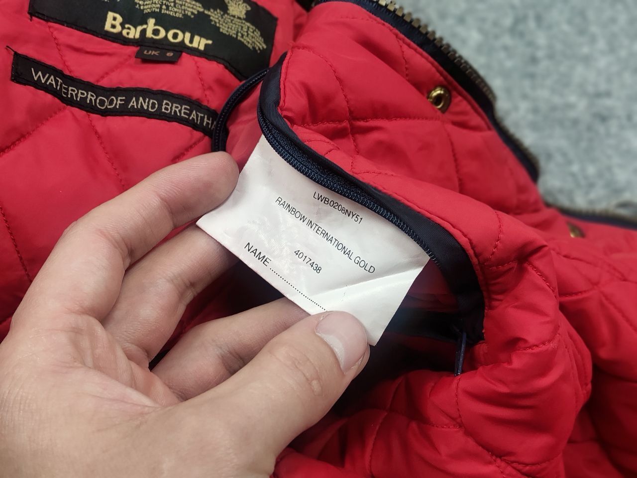 Barbour Barbour International Gold Navy Rainbow Vest Jacket Size M / US 6-8 / IT 42-44 - 15 Thumbnail