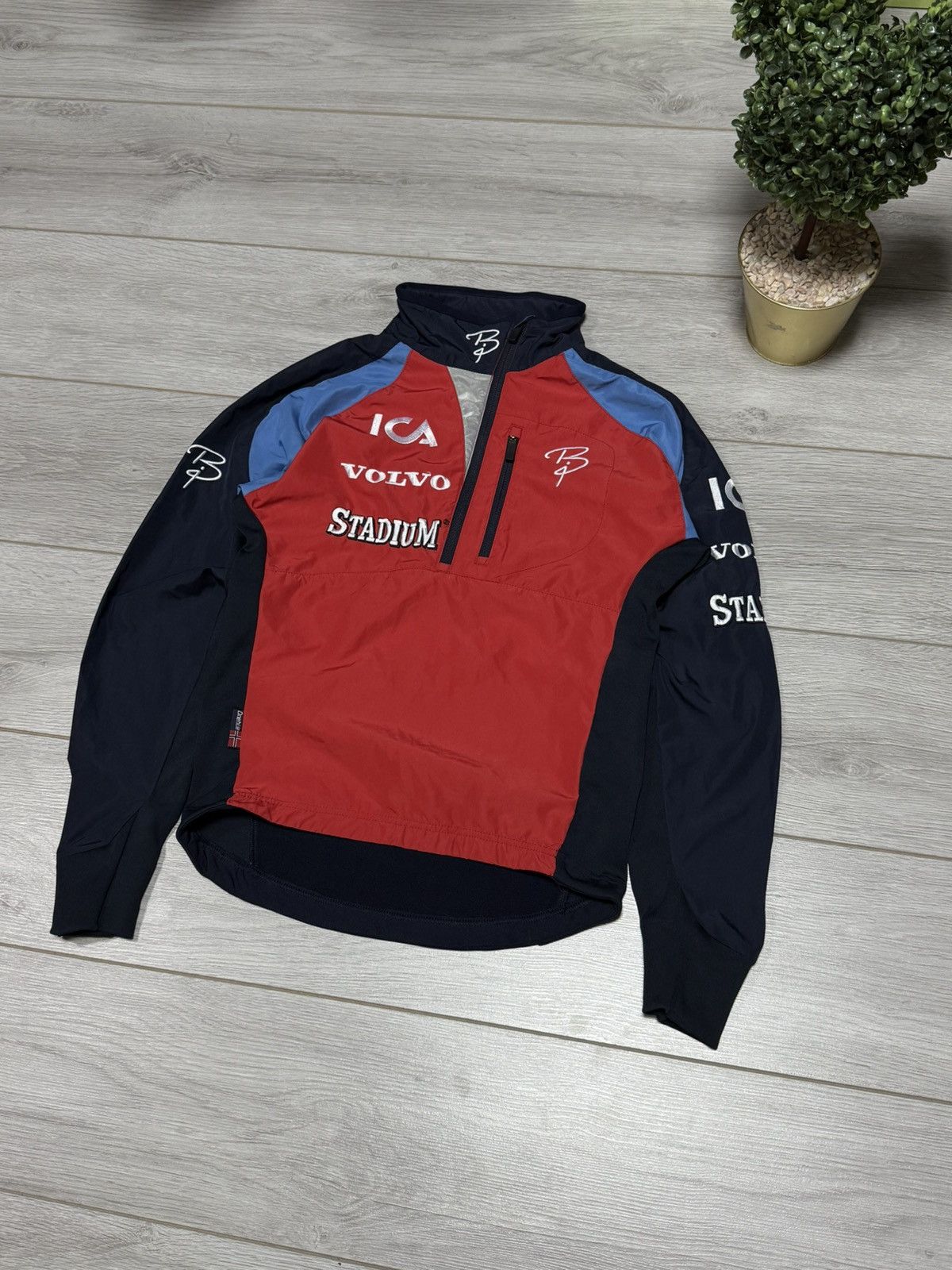 Vintage Vintage Volvo Racing Jacket stadium windnreaker Size US S / EU 44-46 / 1 - 1 Thumbnail