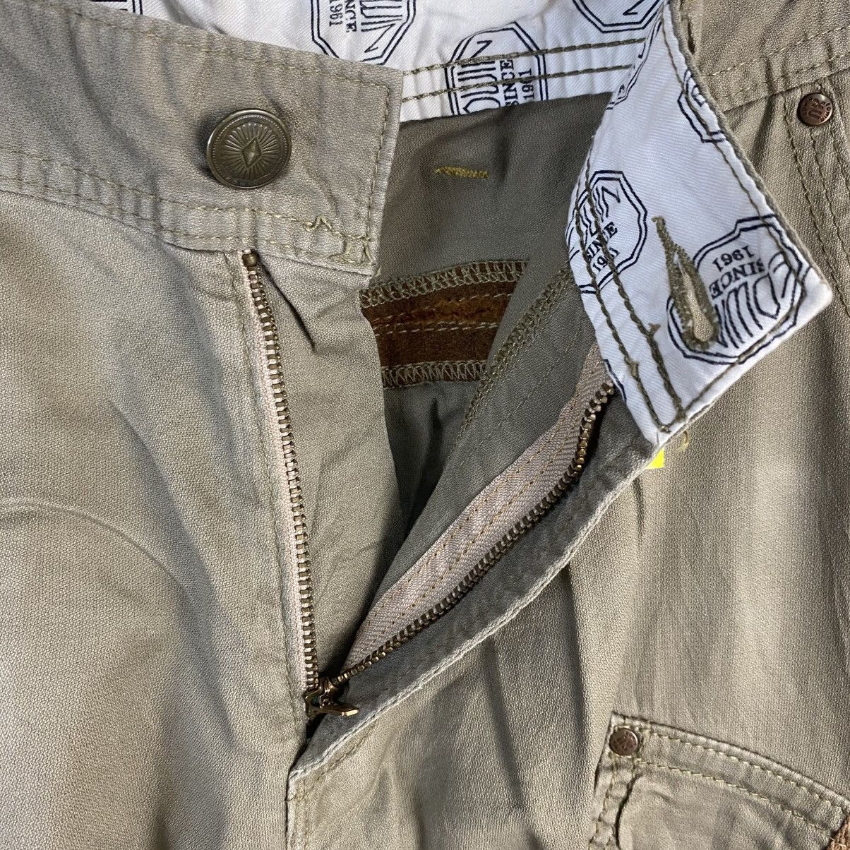 Japanese Brand DL Edwin Green Cargo Multipocket Pants #C971 Size US 32 / EU 48 - 12 Thumbnail