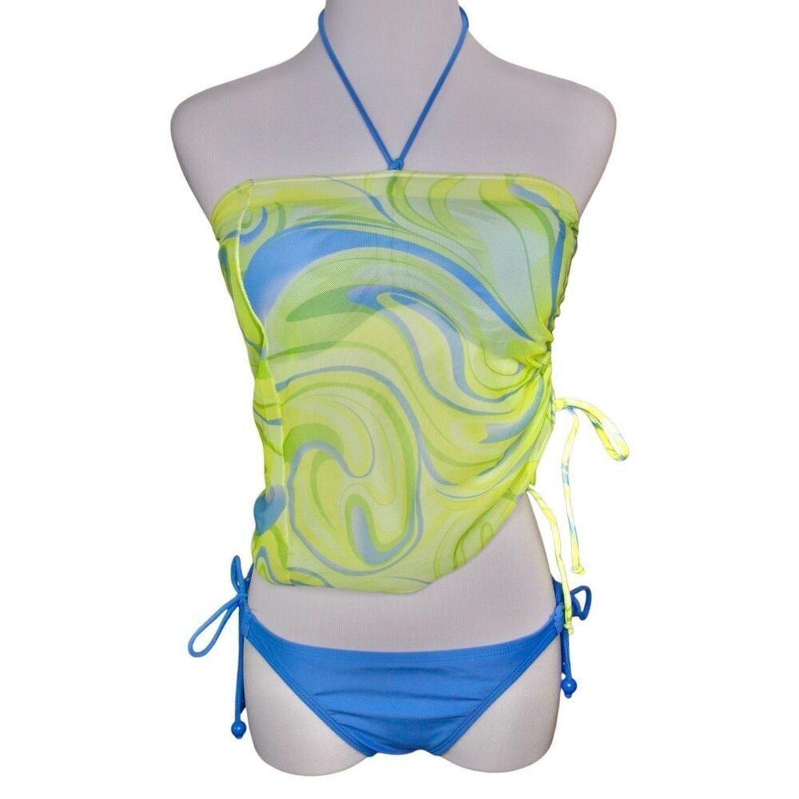 Other Sexy Mesh Tube Top Swim Coverup XS Ruched See-Through Size XS / US 0-2 / IT 36-38 - 1 Thumbnail