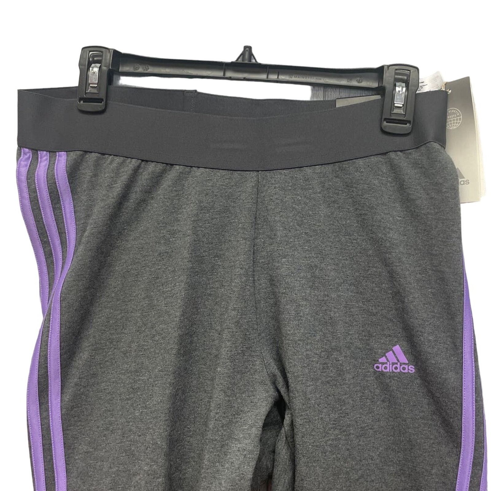 Adidas New Adidas Womens XS Cotton Spandex Blend Mid Rise Leggings Size 24" / US 00 / IT 34 - 2 Thumbnail