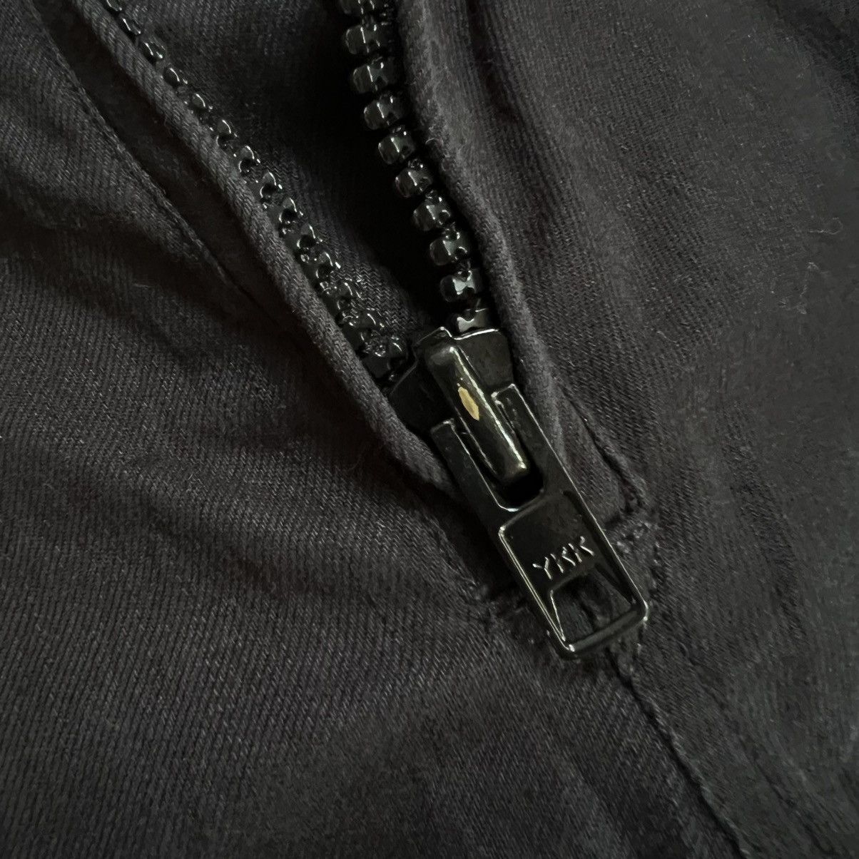 If Six Was Nine P.D.W Riders Demin Leather Cargo Pants Size US 33 - 9 Thumbnail