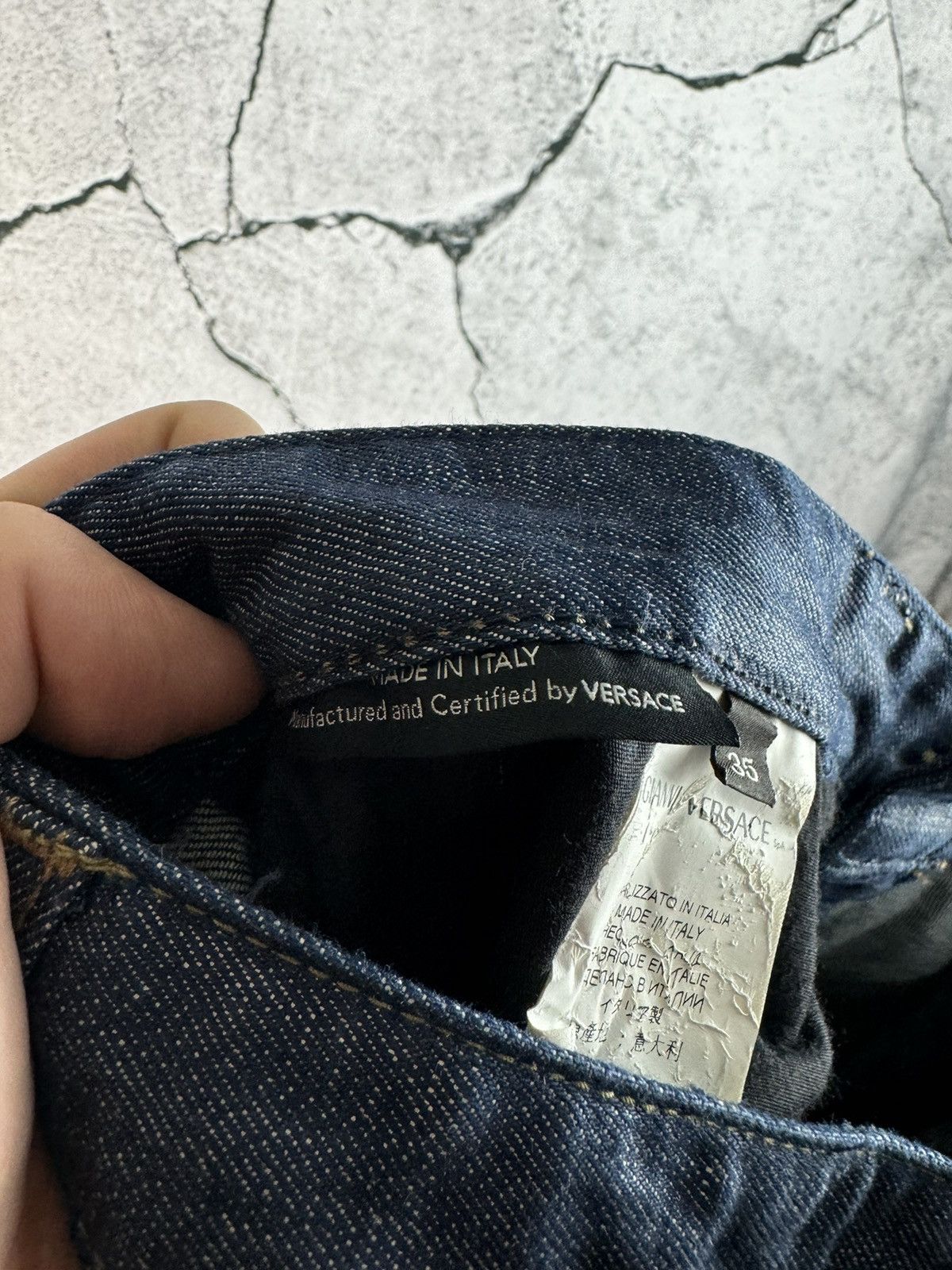 Versace Gianni Versace Vintage Denim Blue Pants Size US 35 - 4 Thumbnail